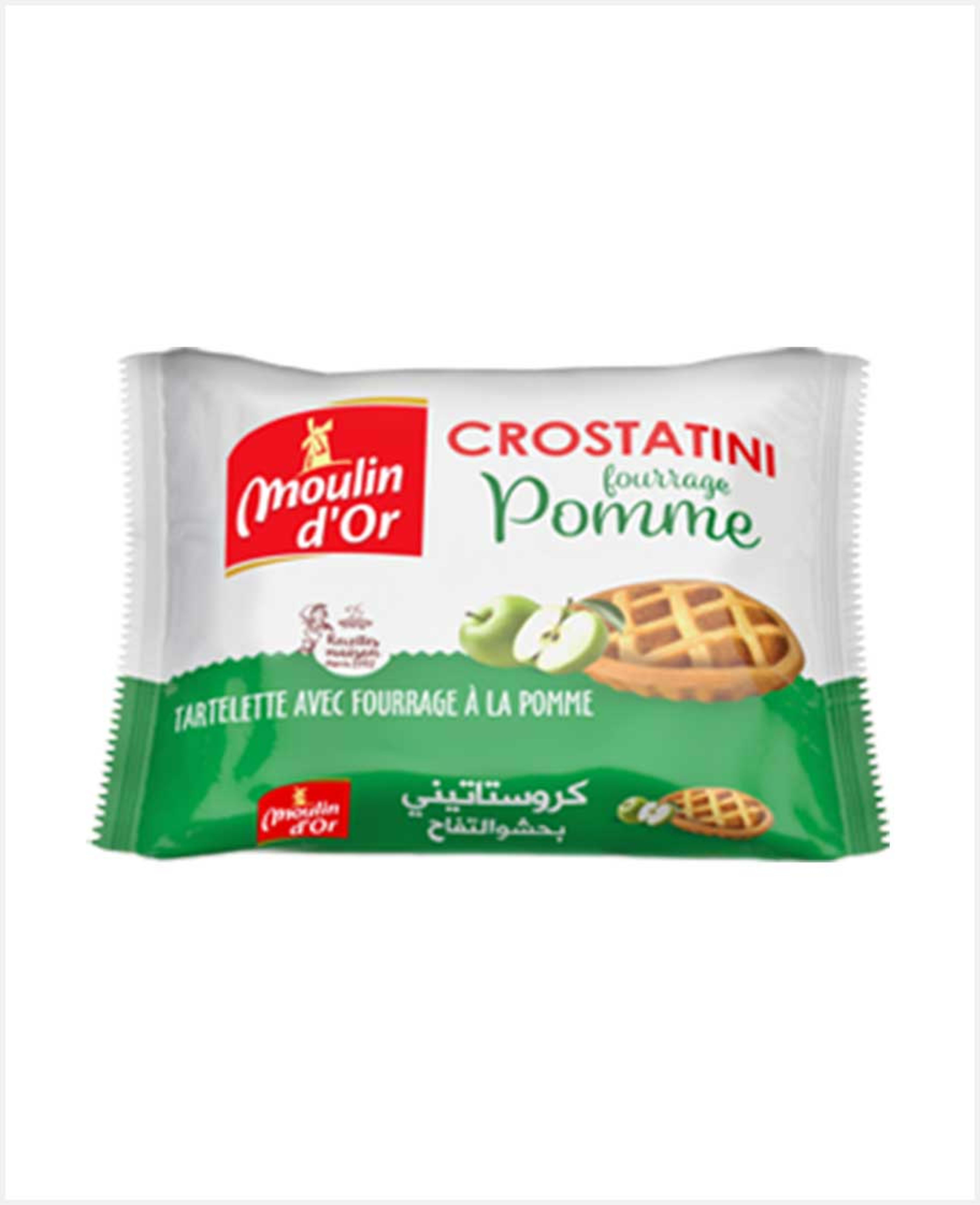 Moulin D'or Crostatini Pomme 75gm
