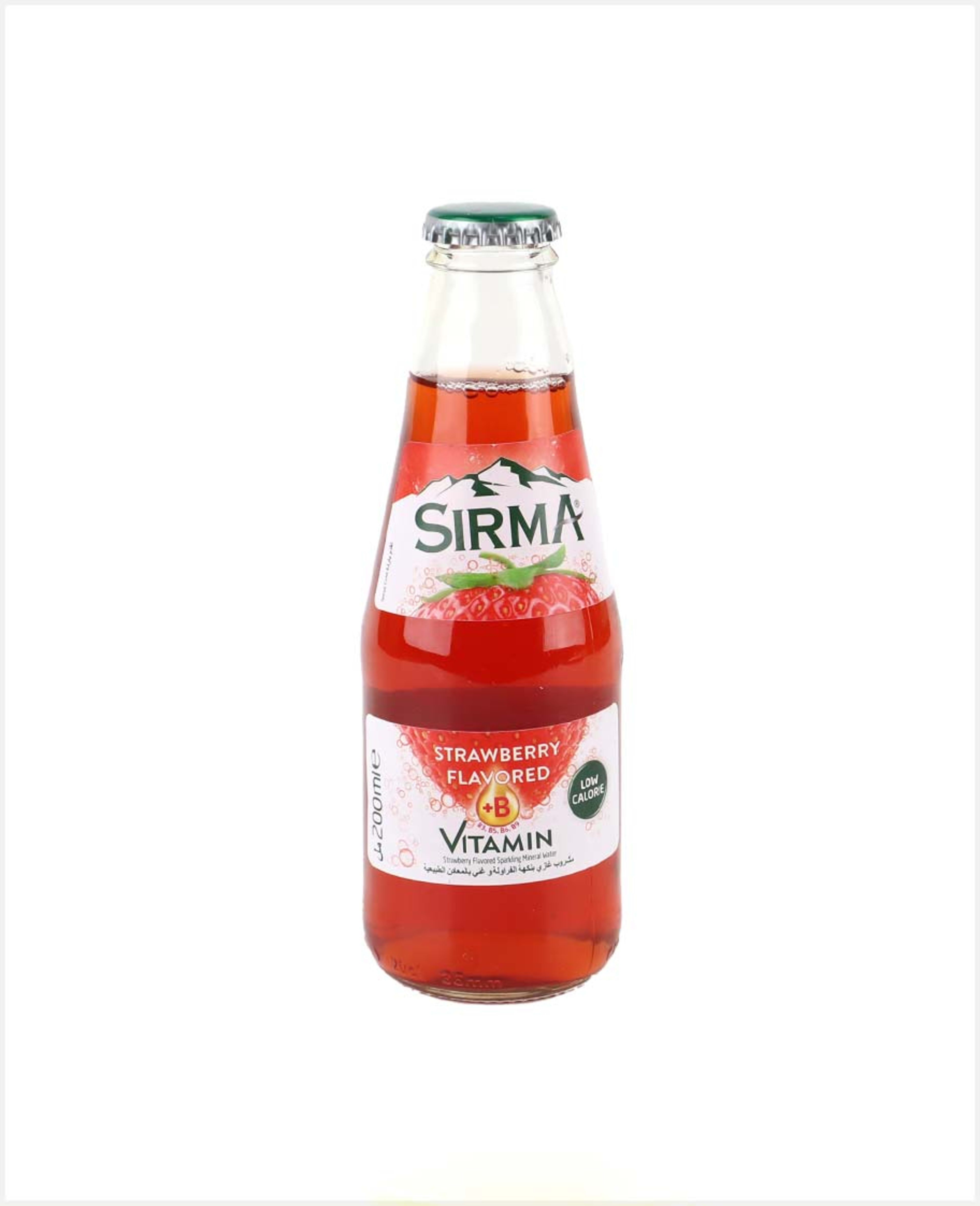 Sirma Sparkling Mineral Water Strawberry W/ Vitamin B+200ml