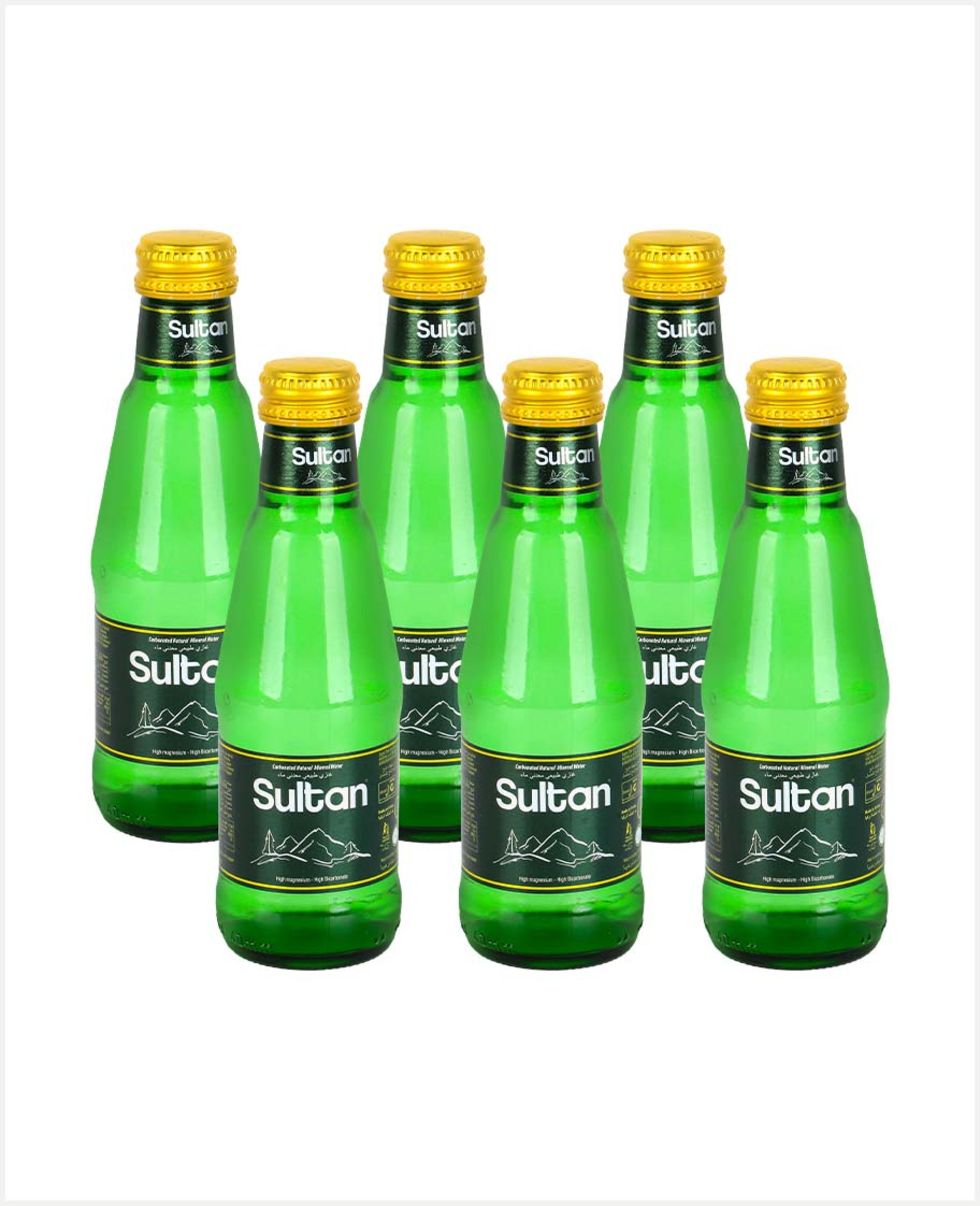 Sultan Carbonated Natural Mineral Water 200ml