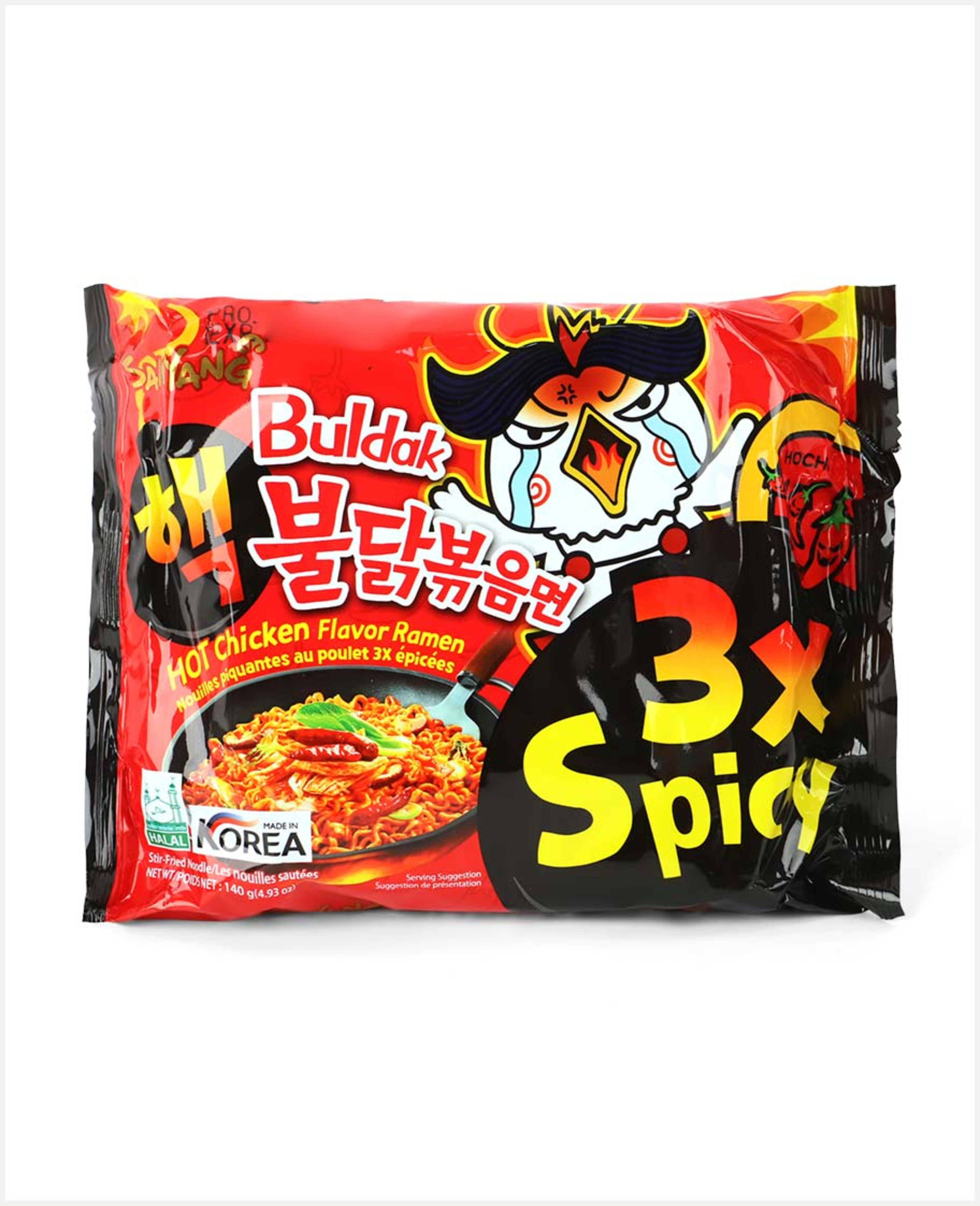Samyang Buldak Hot Chicken Flavor Ramen 3x Spicy 140gm