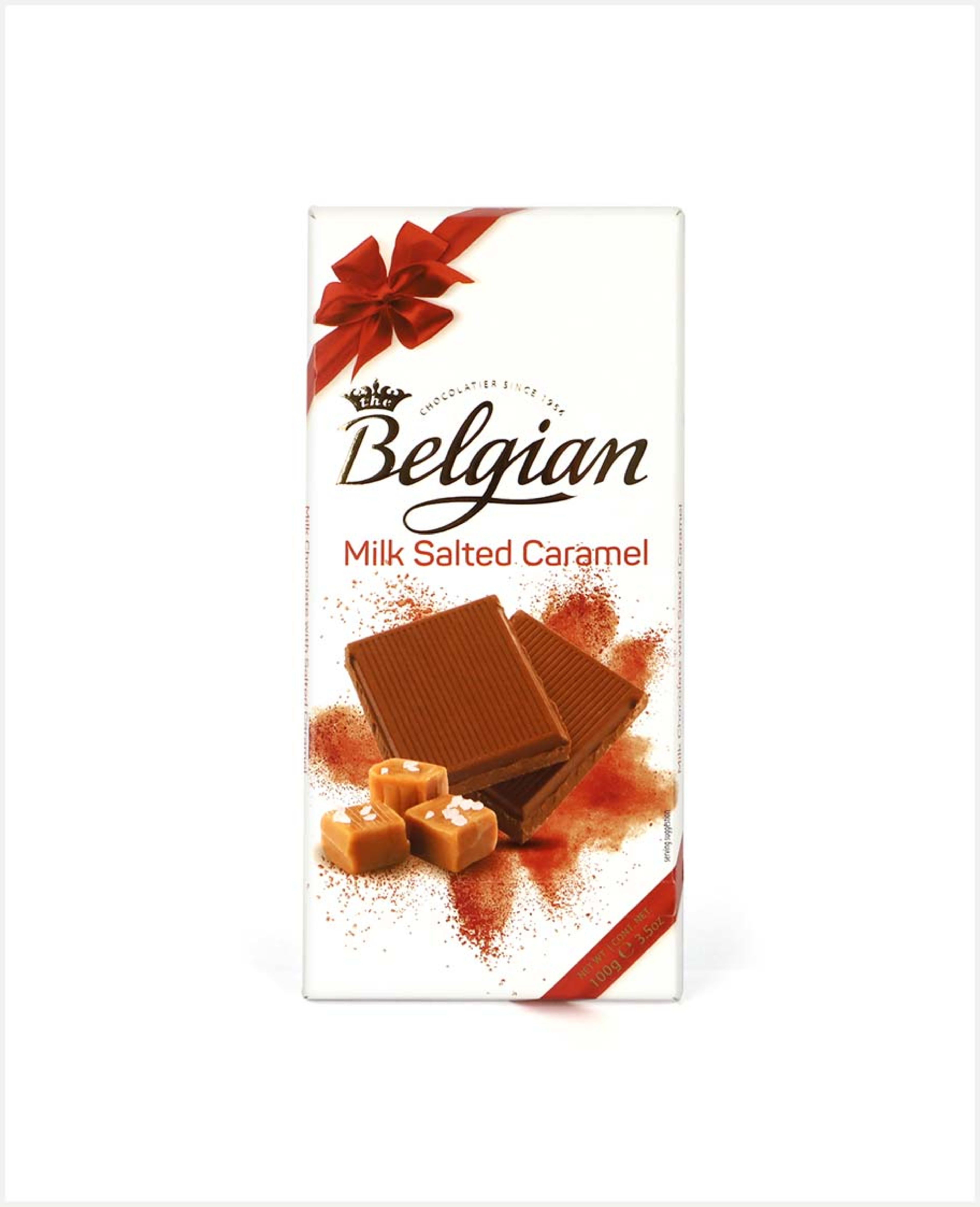 Belgian Chocolate Milk Salted Caramel 100gm