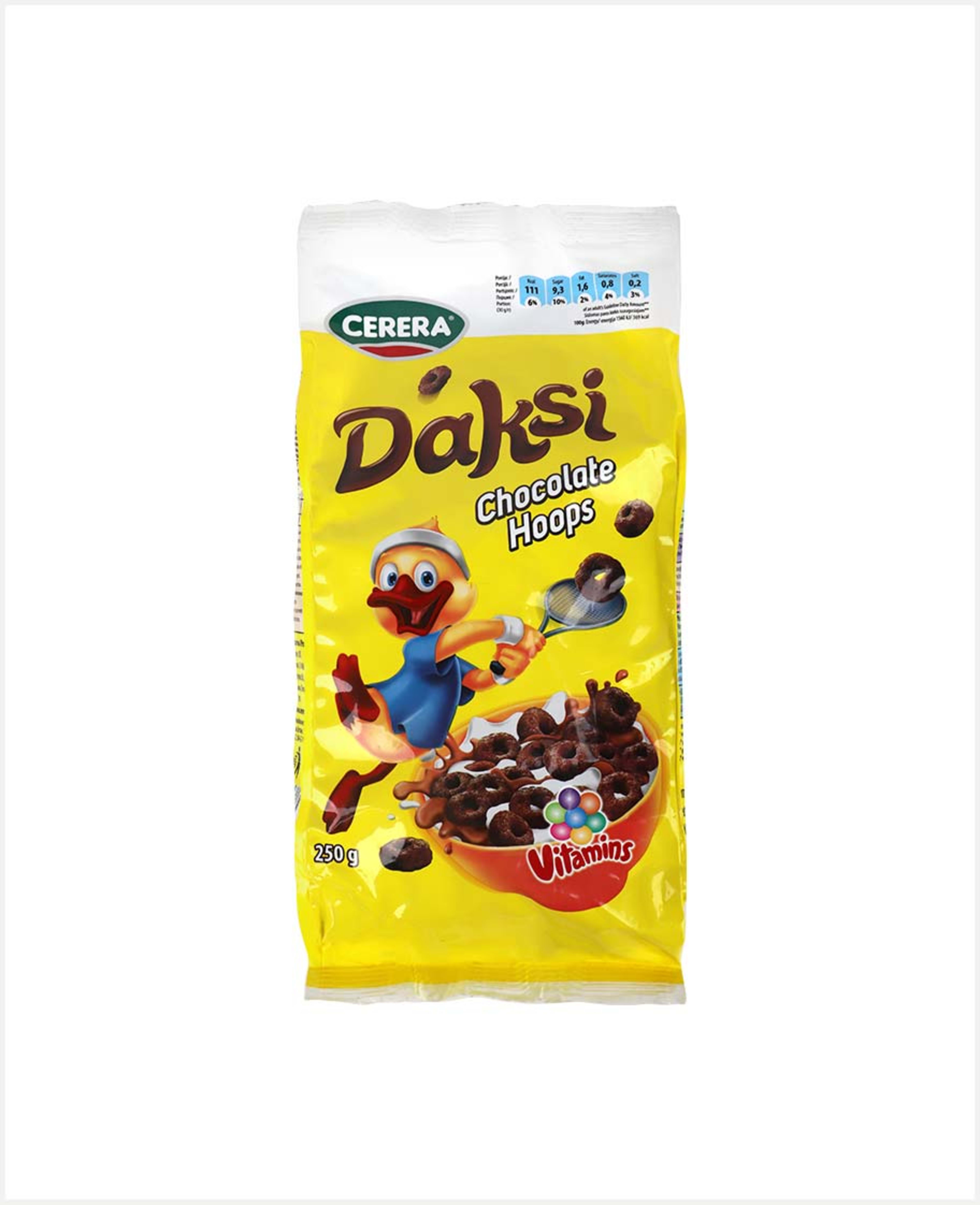 Cerera Daksi Chocolate Hoops 250gm