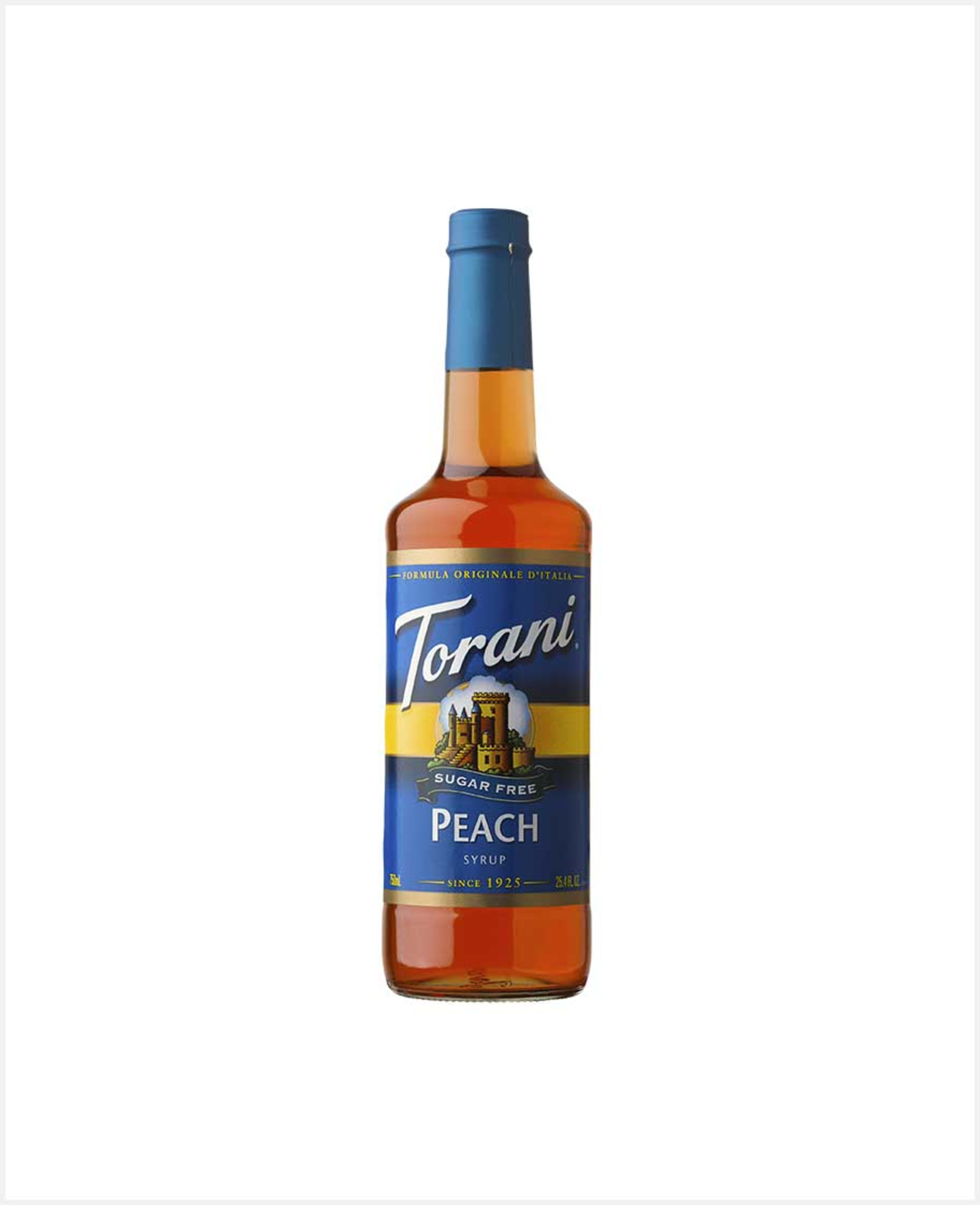 Torani Sugar Free Peach Syrup 25.4oz/750ml