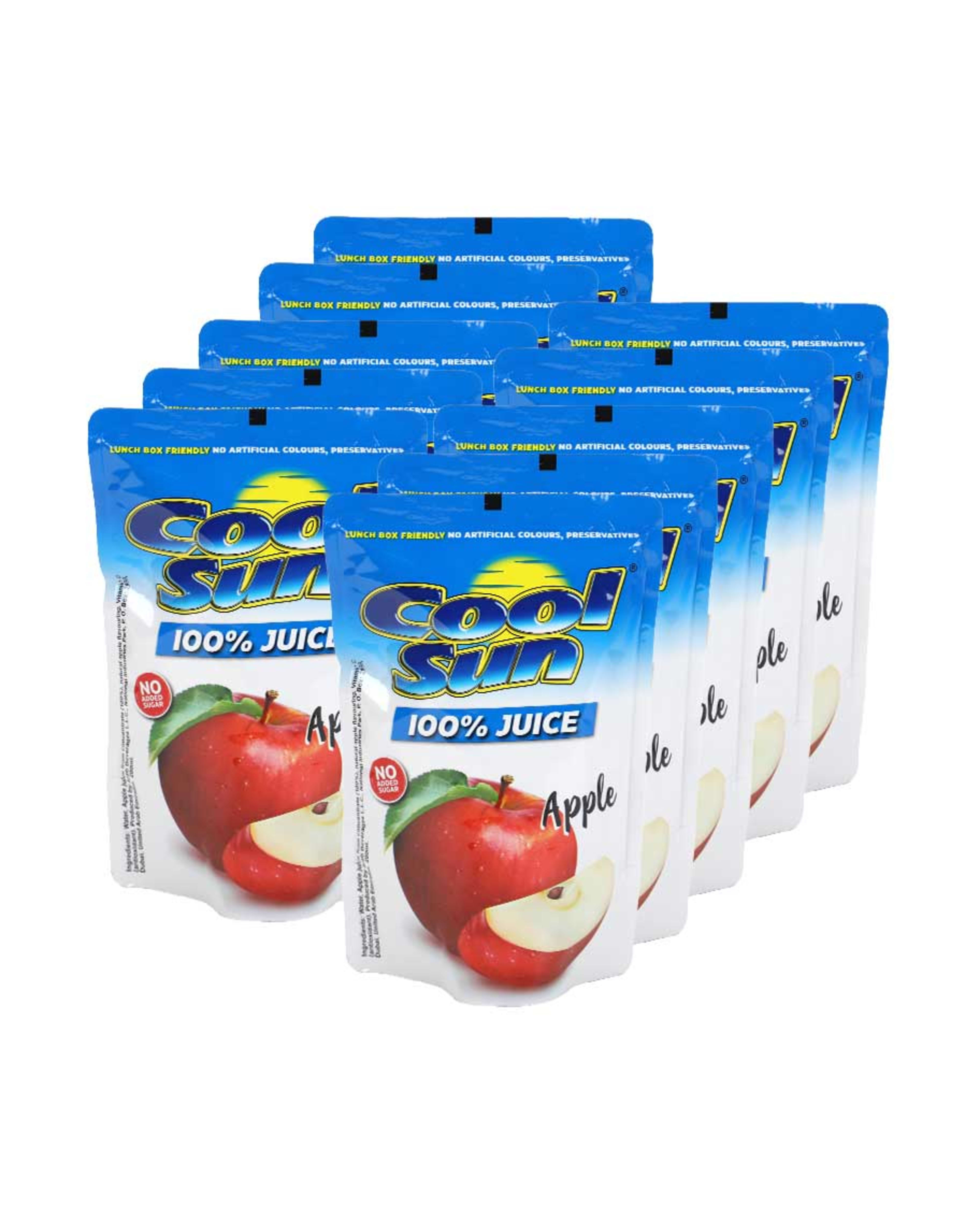 Cool Sun 100% Juice Apple No Added Sugar 200ml
