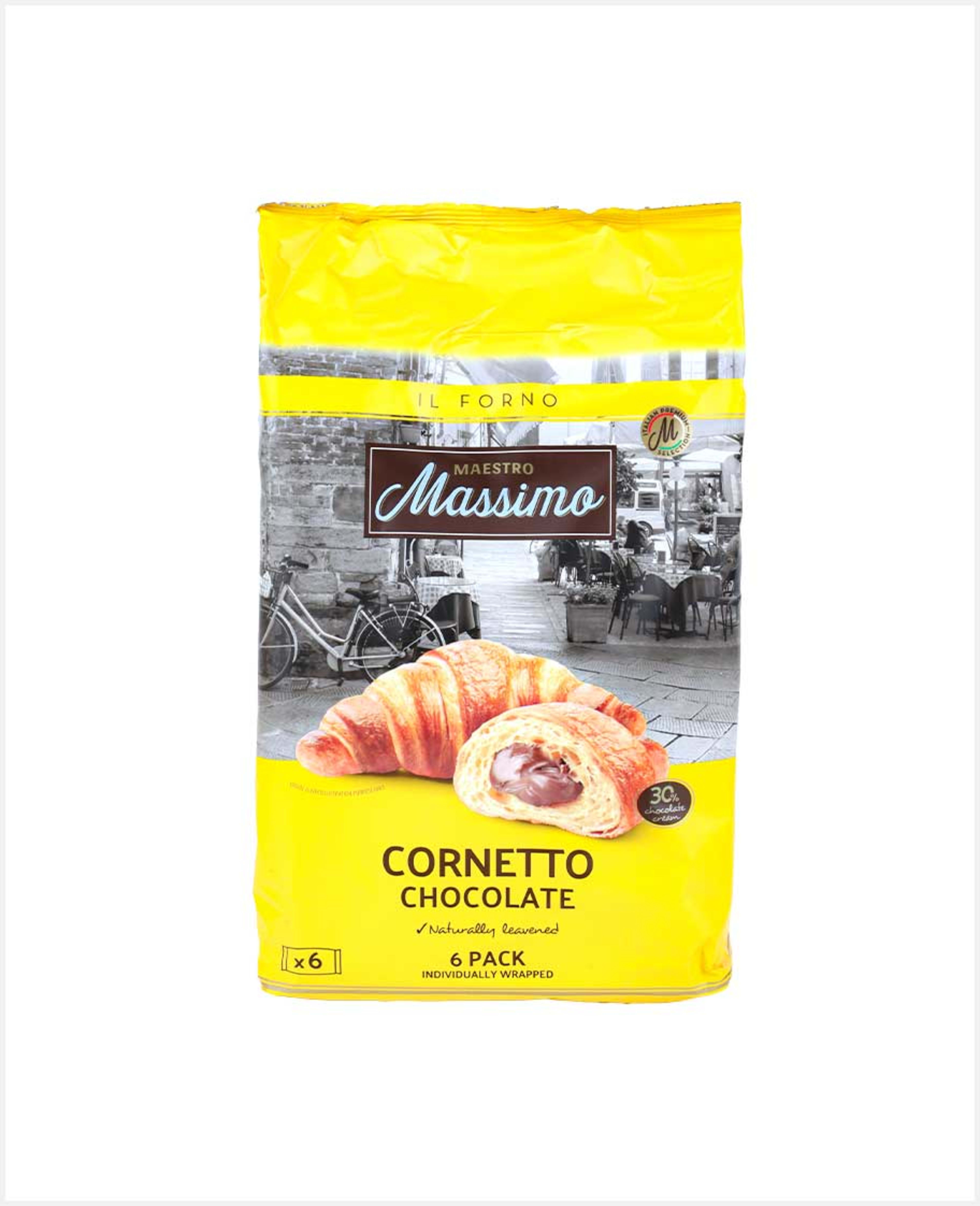 Maestro Massimo Cornetto Croissant Assorted 6sx50gm Promo