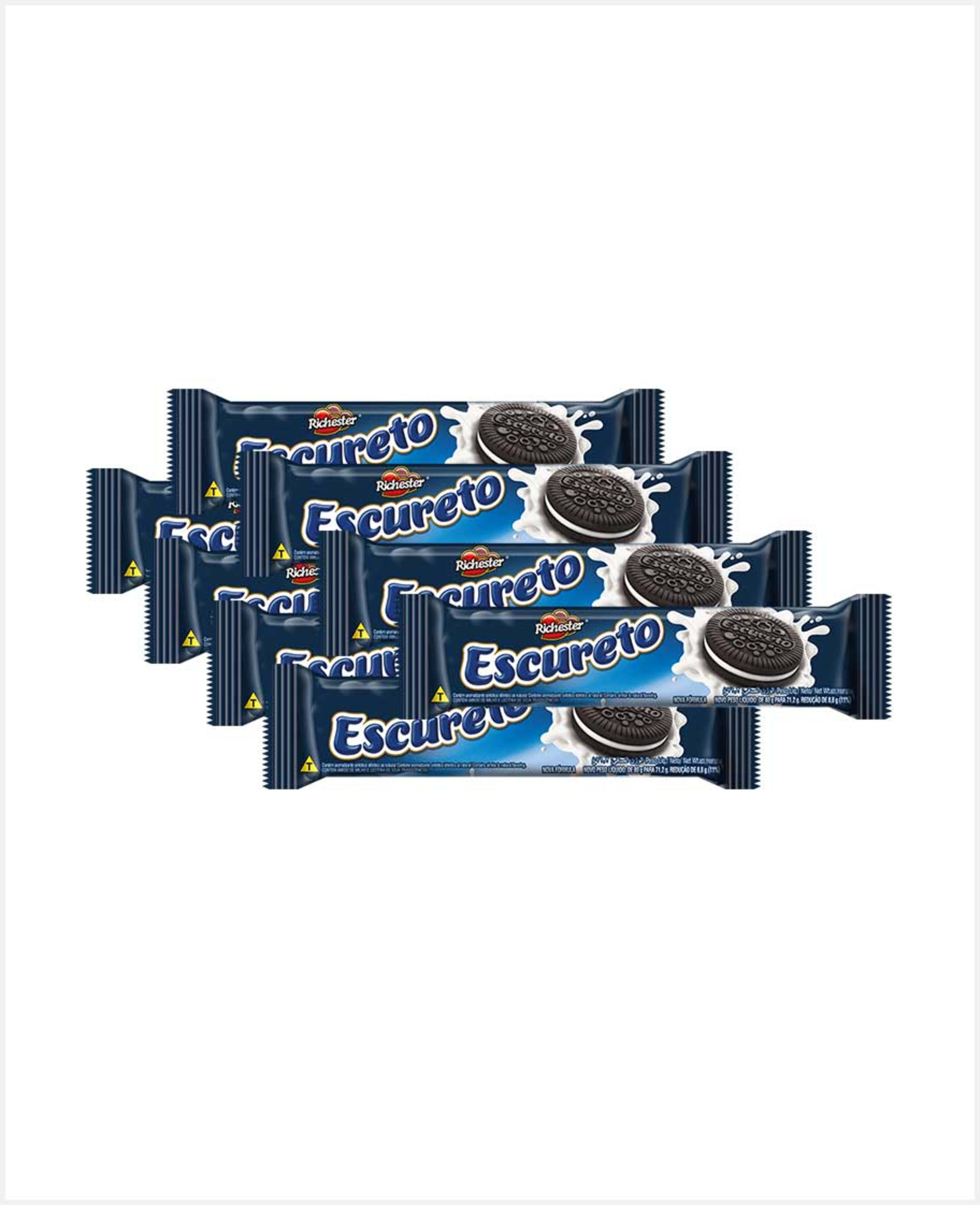 Richester Escureto Chocolate Sandwich Cookie 8x53.4gm Promo