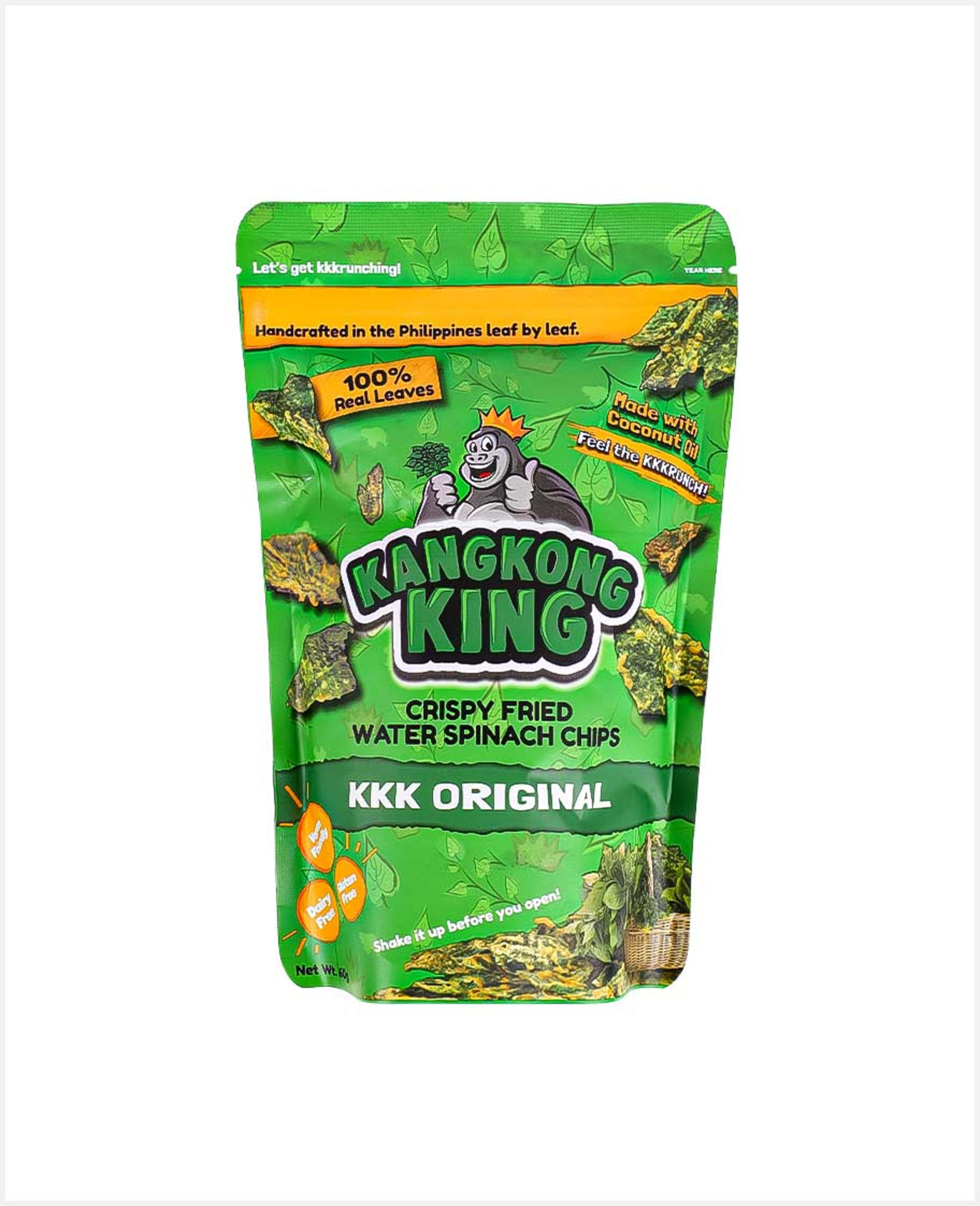 Kangkong King Water Spinach Chips Original Flavor 60gm
