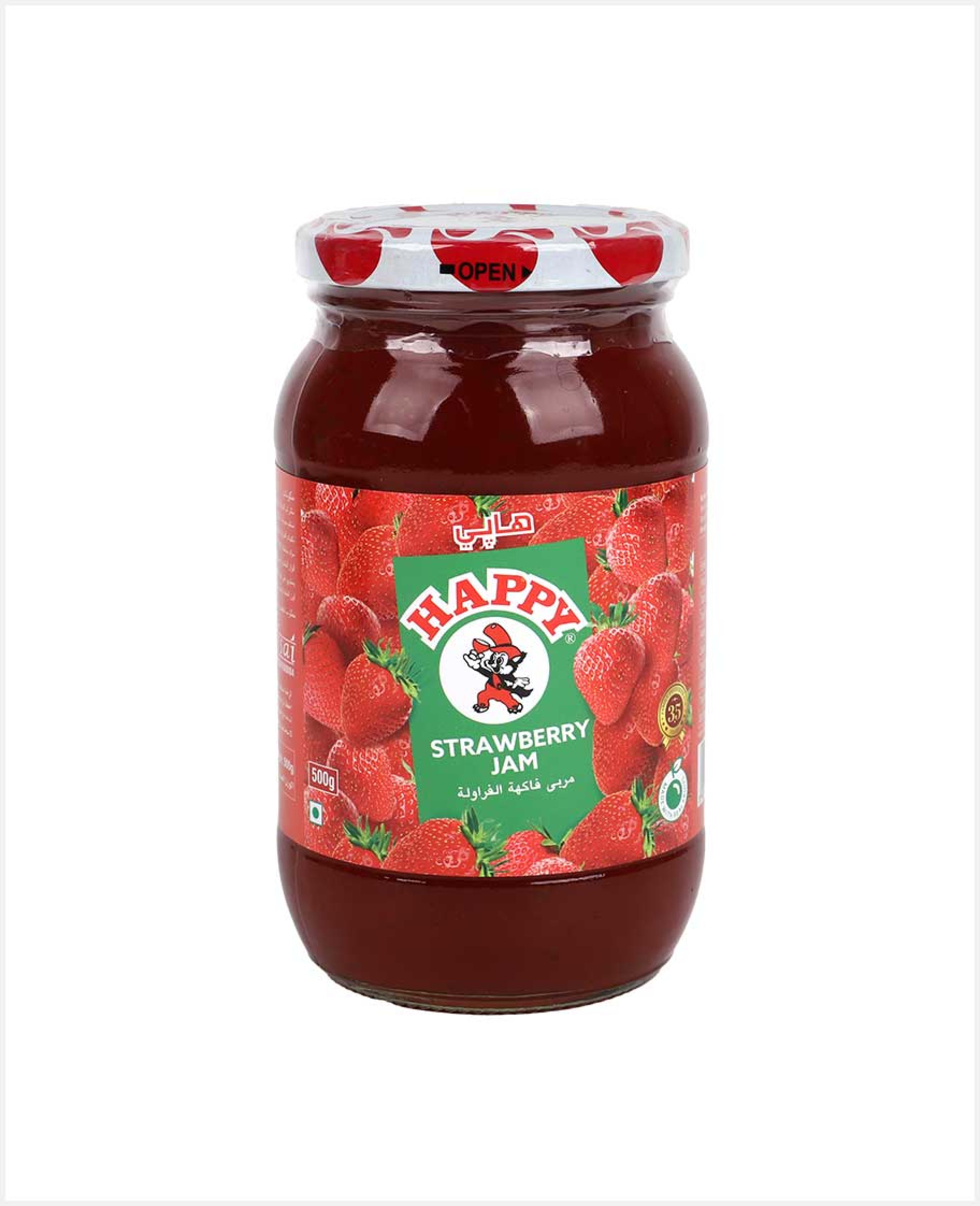 Happy Strawberry Jam 500gm