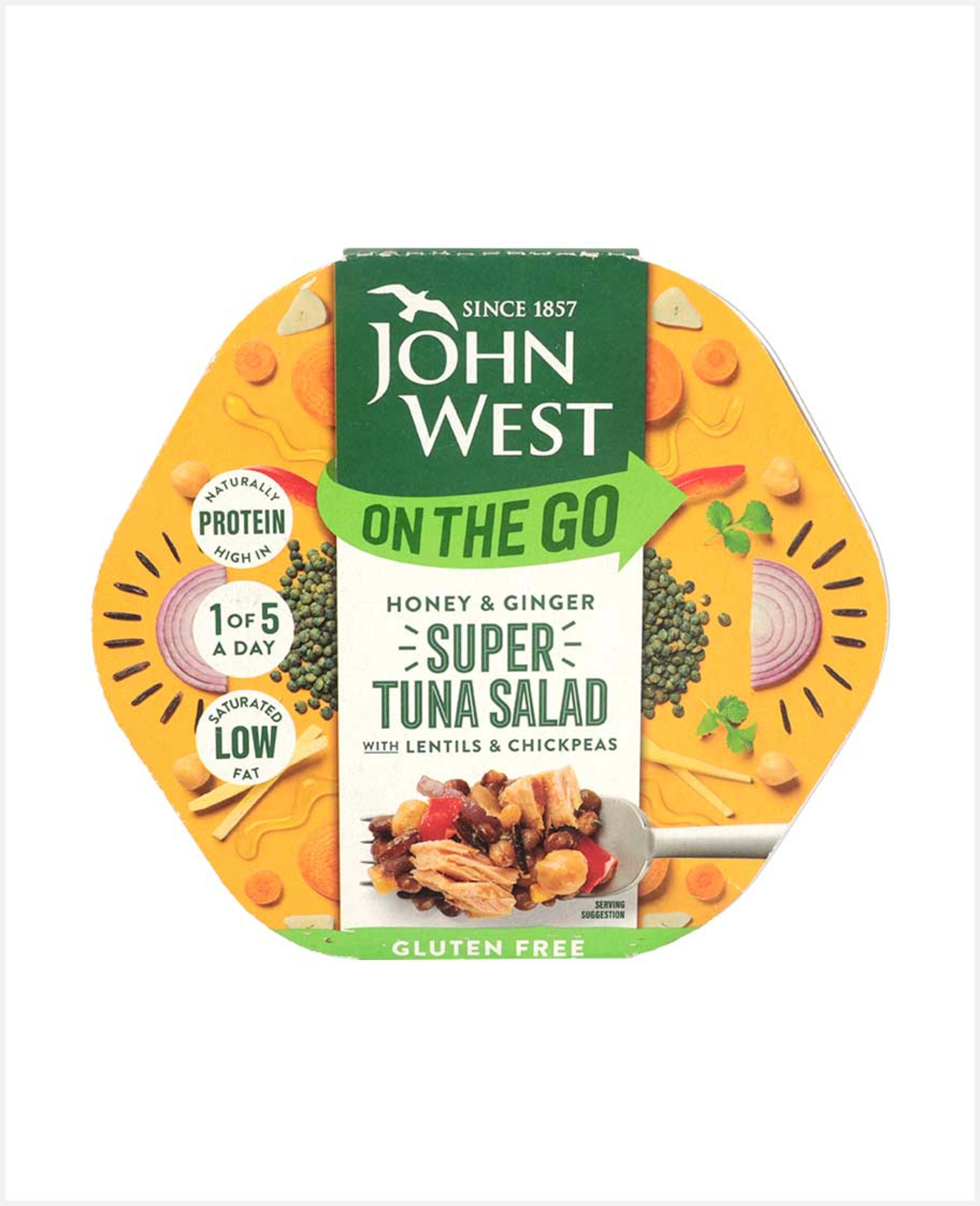 John West on the Go Honey & Ginger Super Tuna Salad 220gm