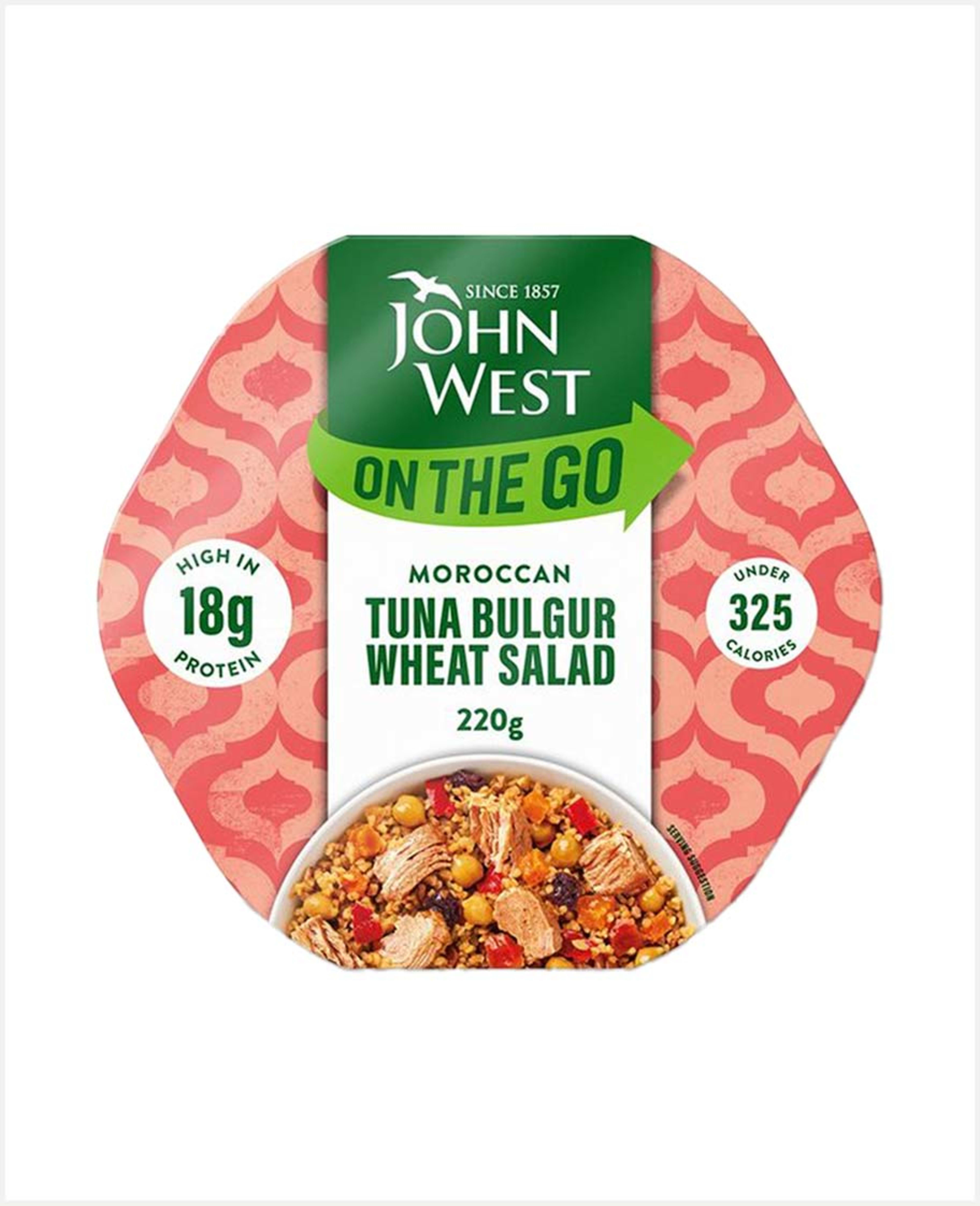 John West on the Go Moroccan Tuna Bulgur Wheat Salad 220gm