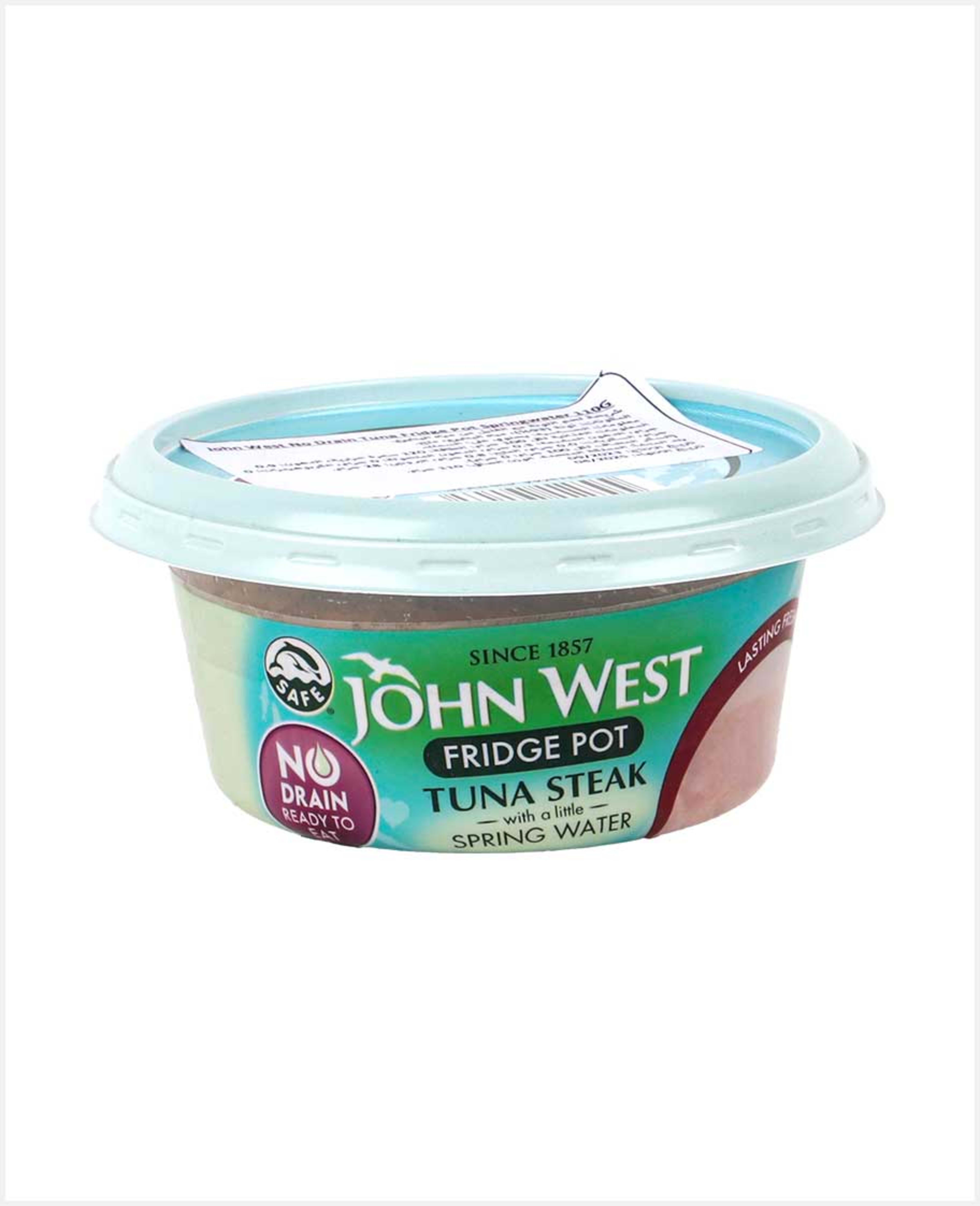 John West Fridge Pot Tuna Steak Spring Water 110gm