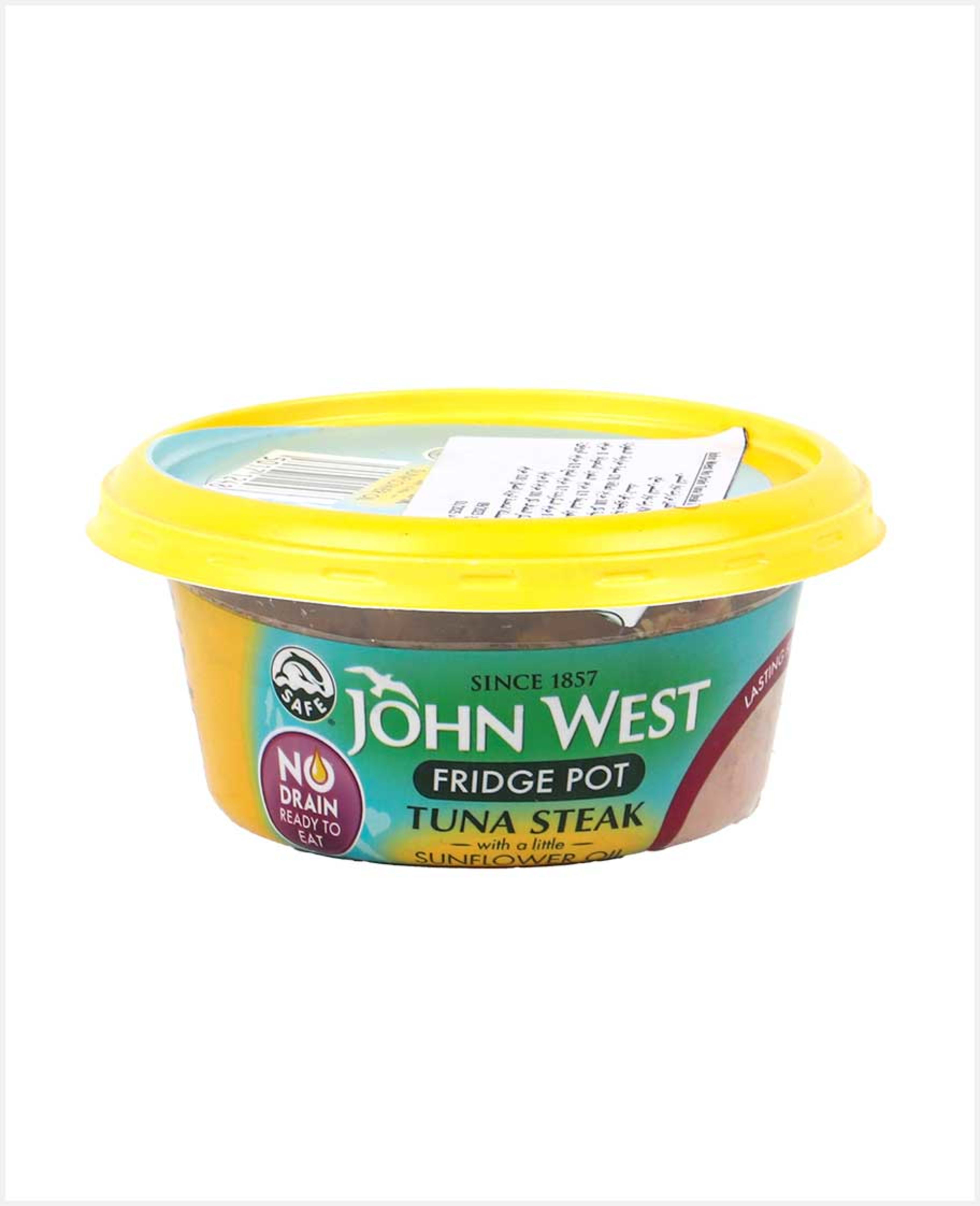 John West Fridge Pot Tuna Steak Sunflower Oil 110gm