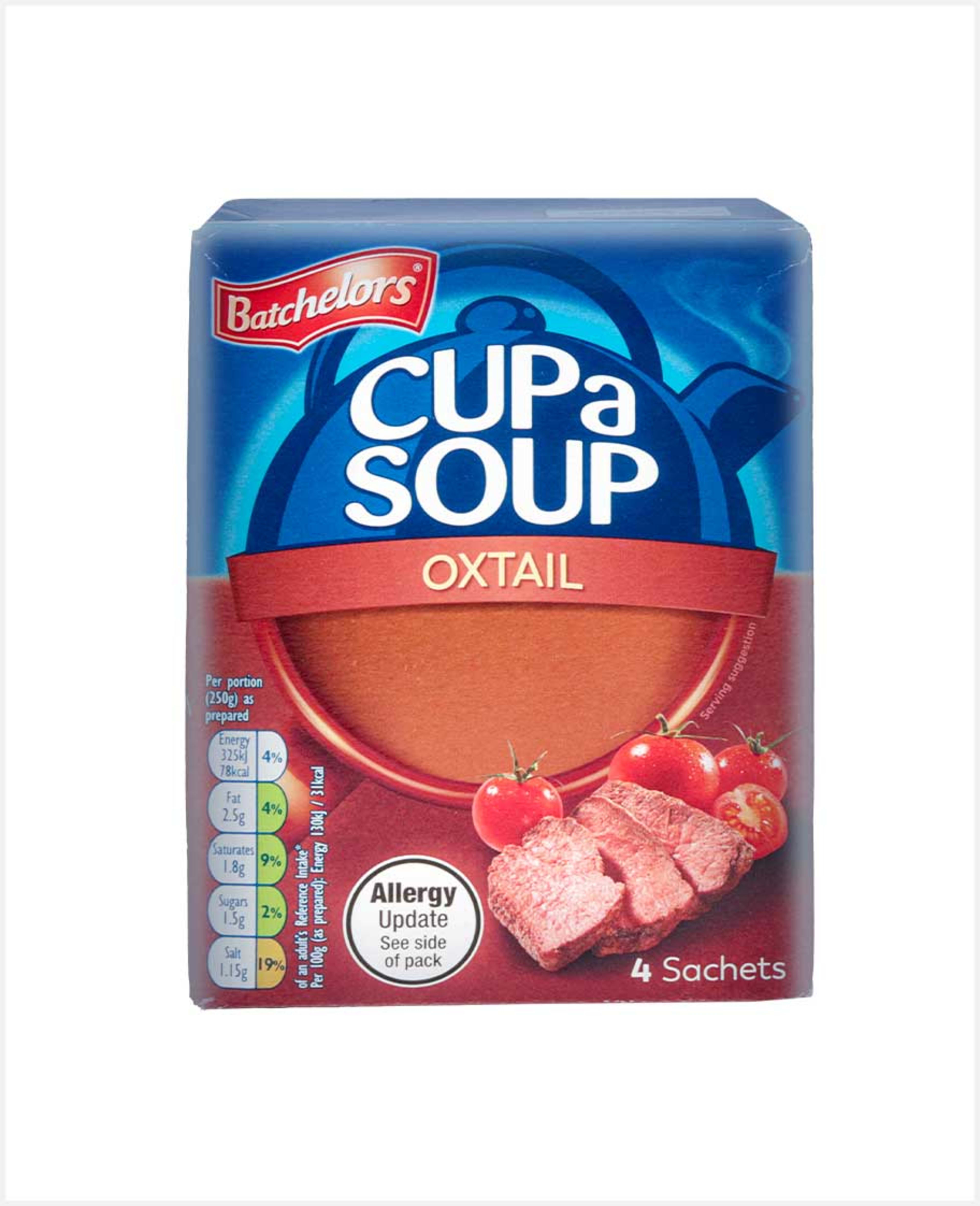 Batchelors Cup a Soup Oxtail 4 Sachets 78gm