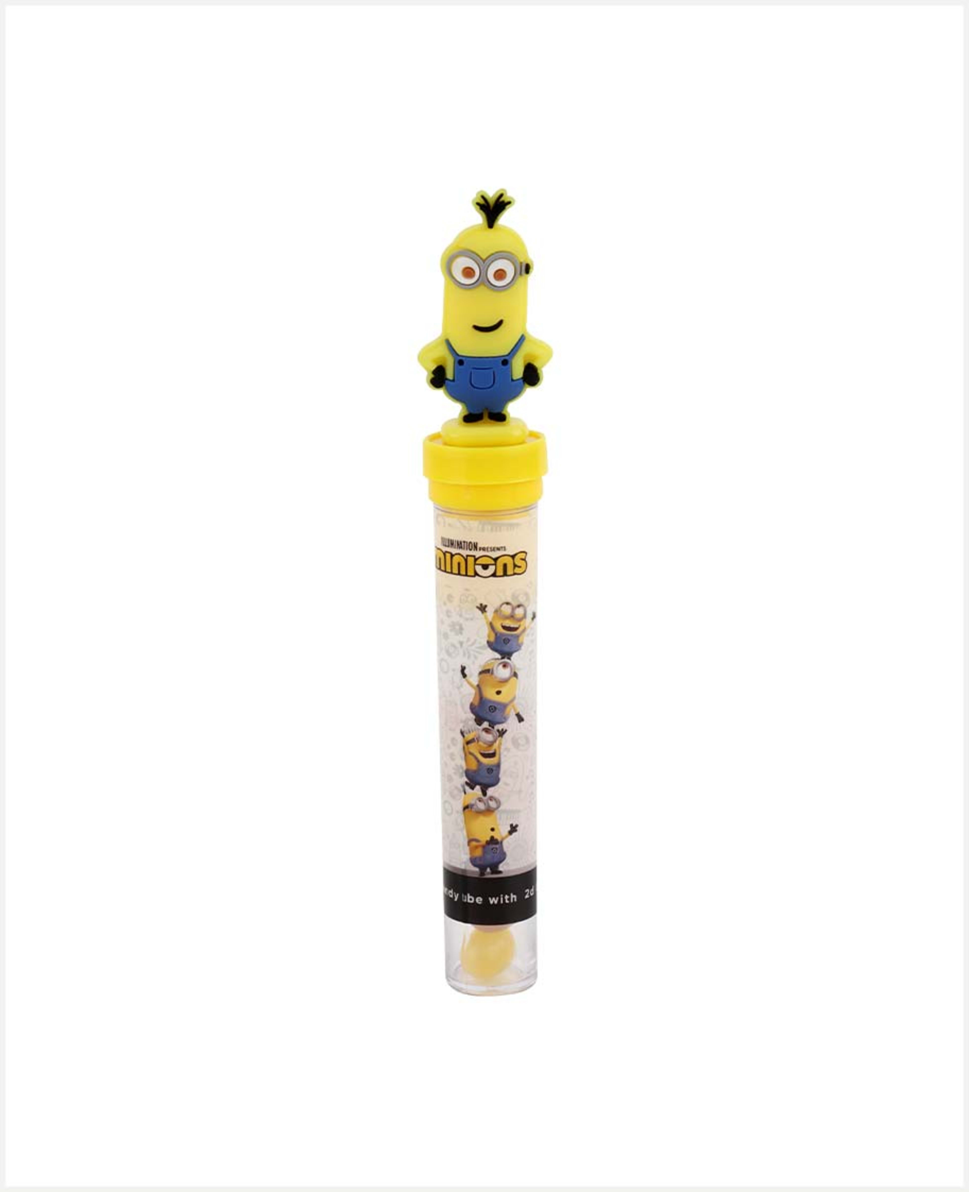 Minions Candy Tube with 2d & Stamp 8gm