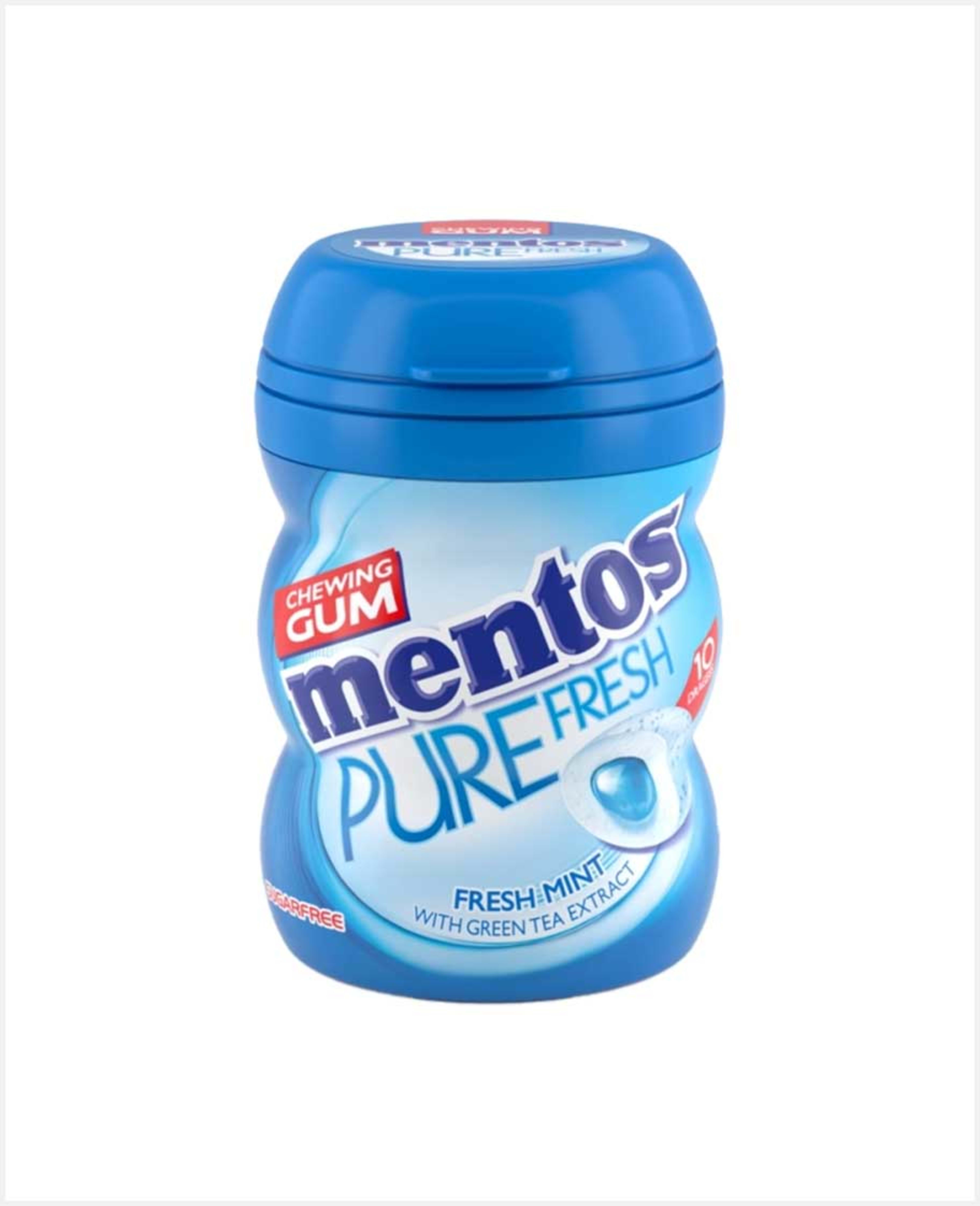 Mentos S/f Pure Fresh Chewing Gum Fresh Mint 10s 20gm