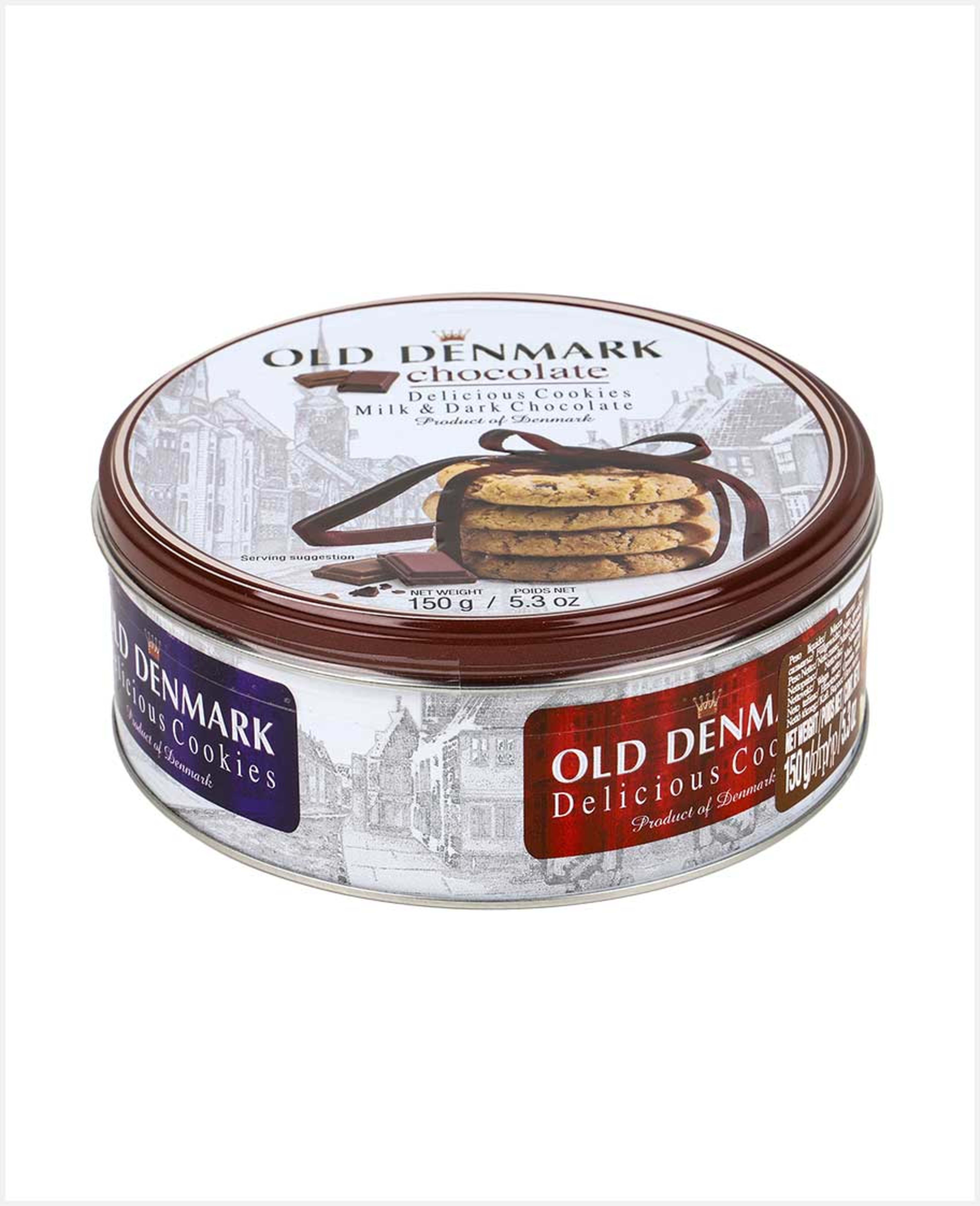 Old Denmark Milk & Dark Chocolate Cookies 150gm