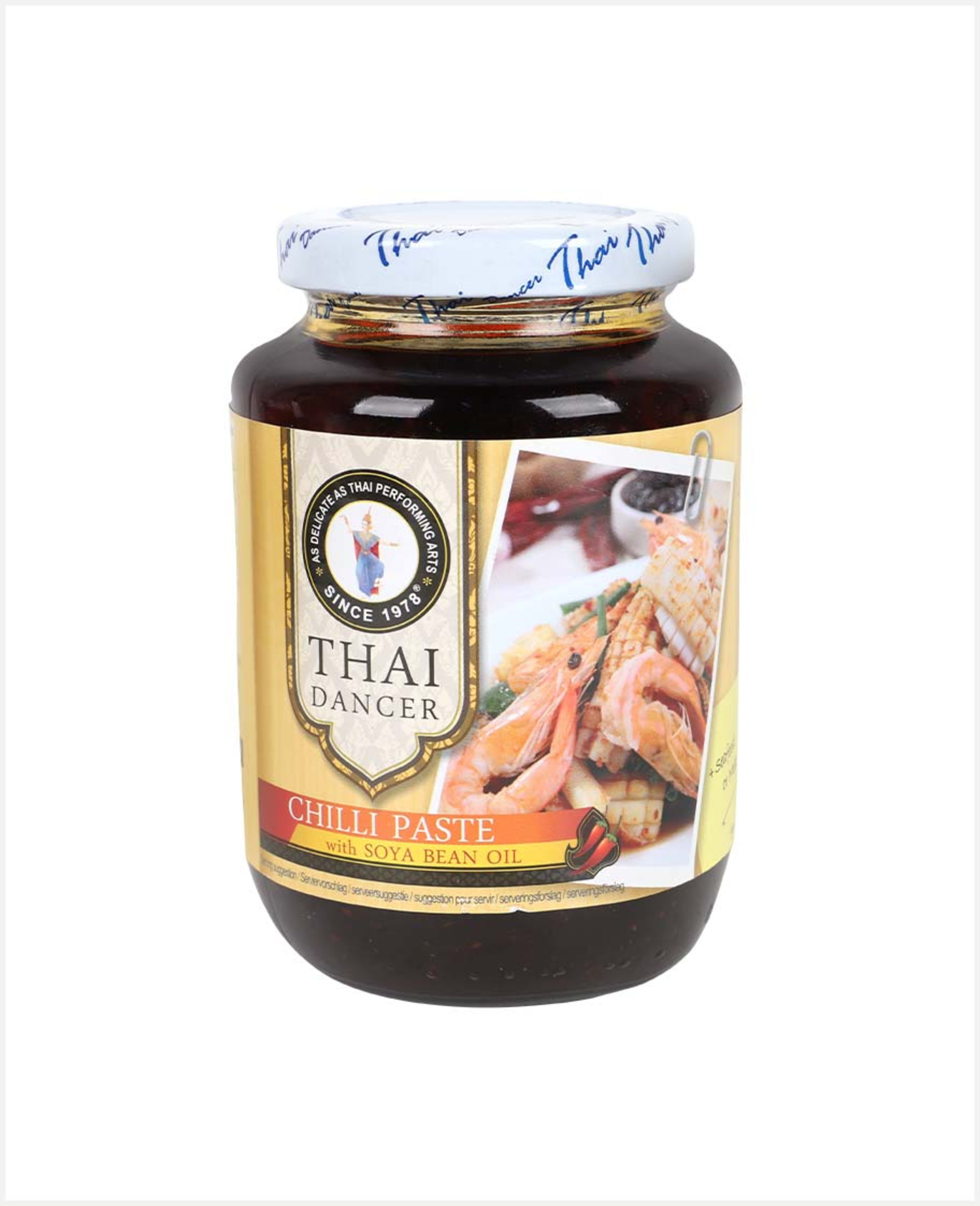 Thai Dancer Chilli Paste with Soya Bean Oil 525gm
