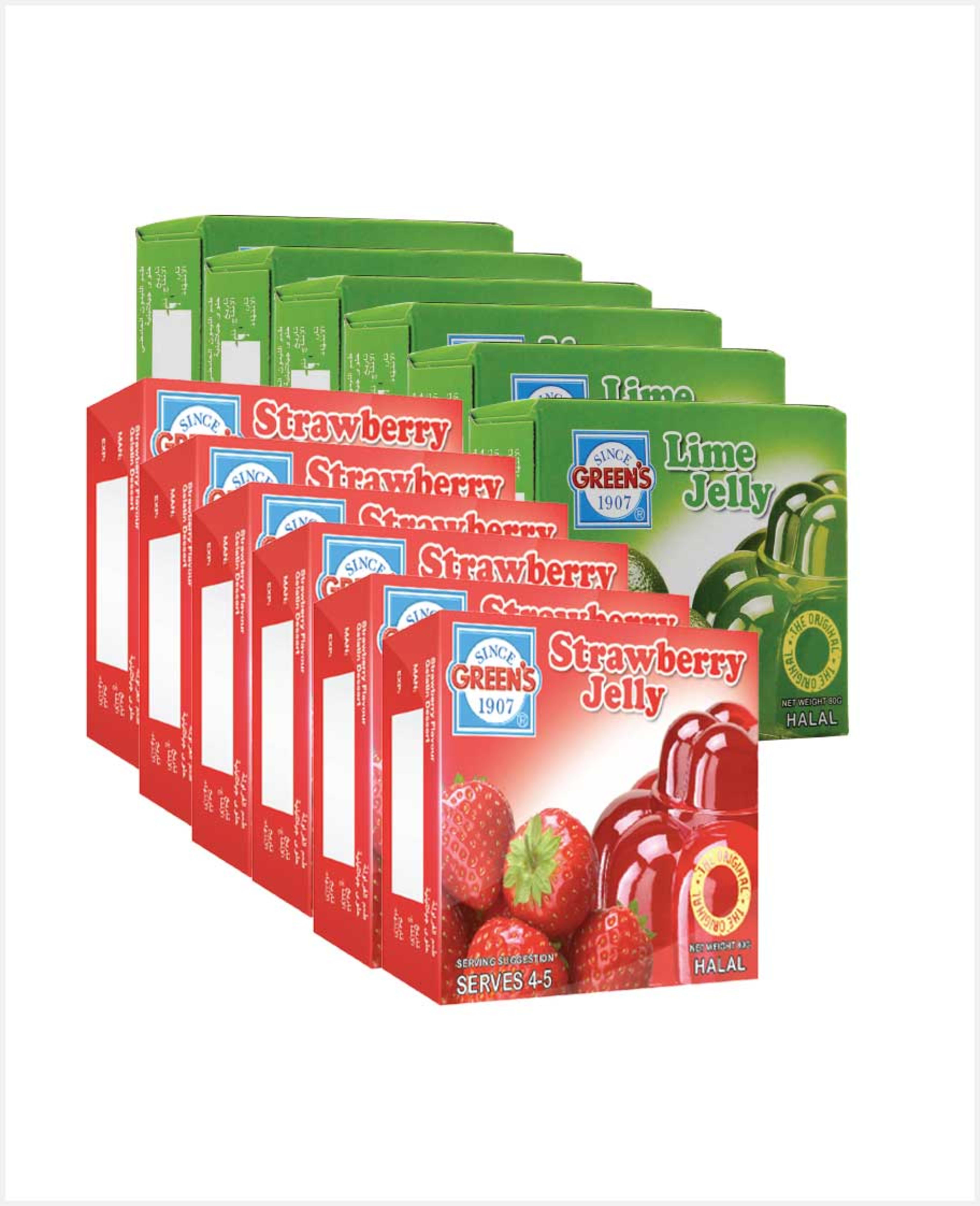 Green's Jelly Assorted 12x85gm Sp.offer