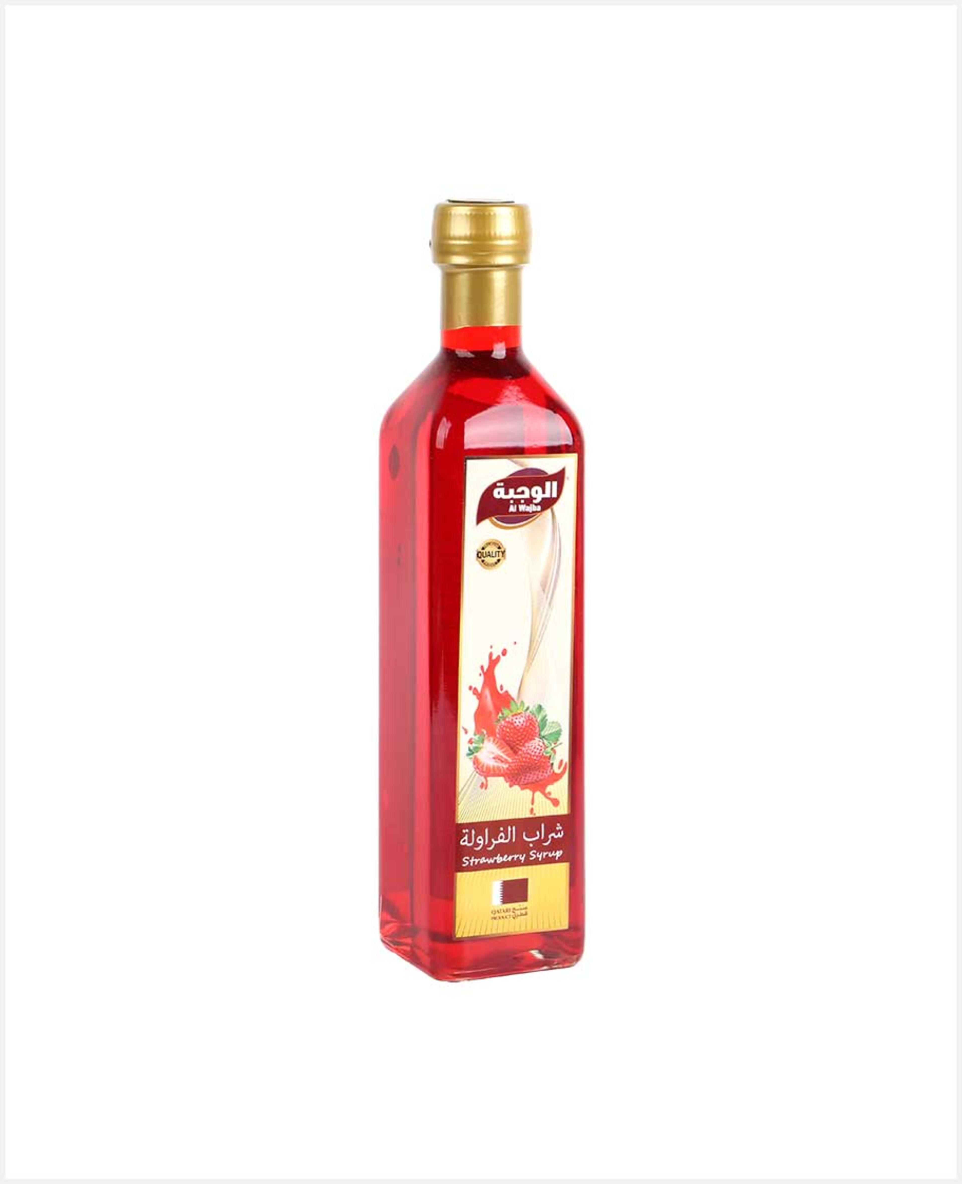 Al Wajba Premium Strawberry Syrup 500ml