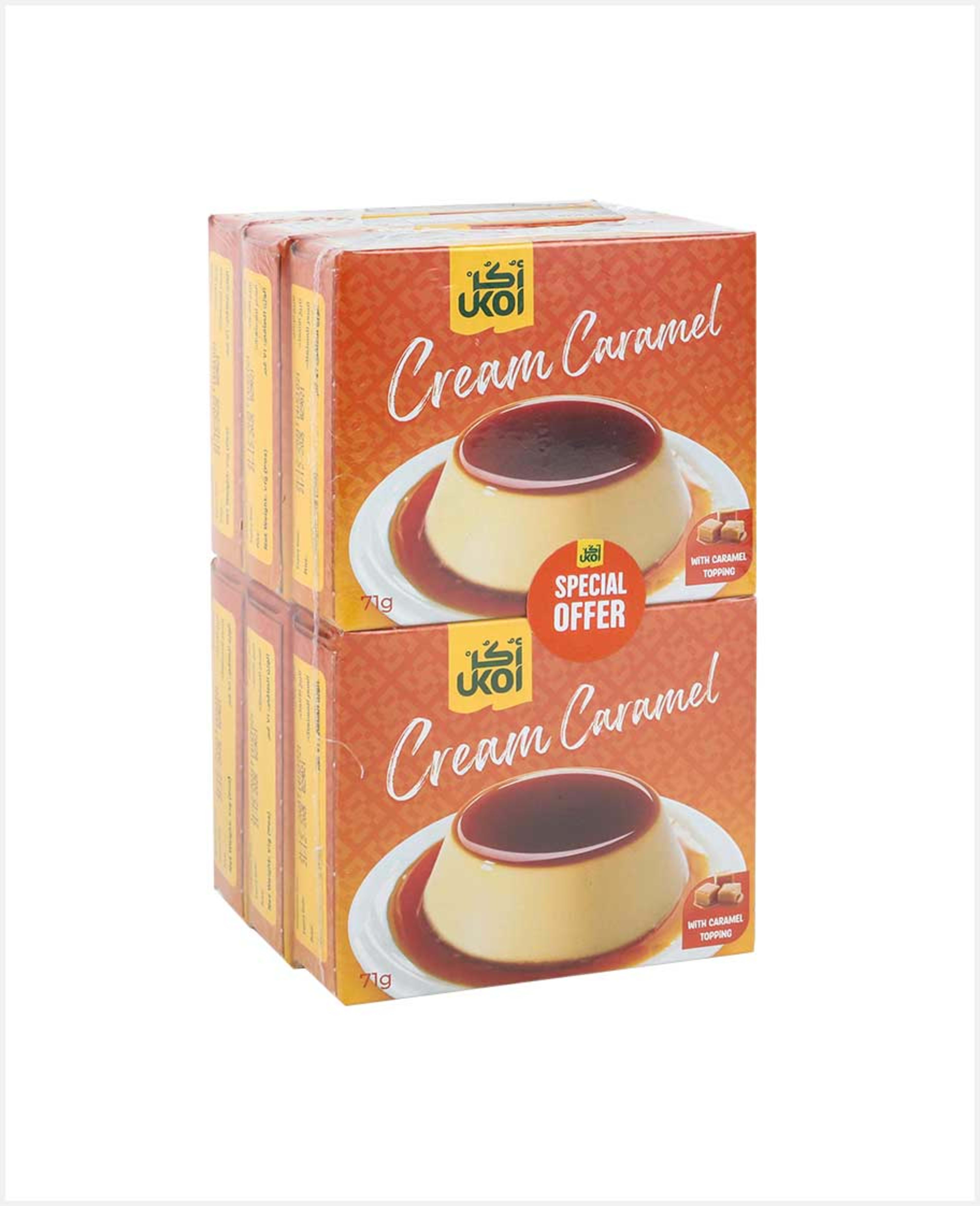 Ukol Cream Caramel Mix 6x71gm Sp.offer