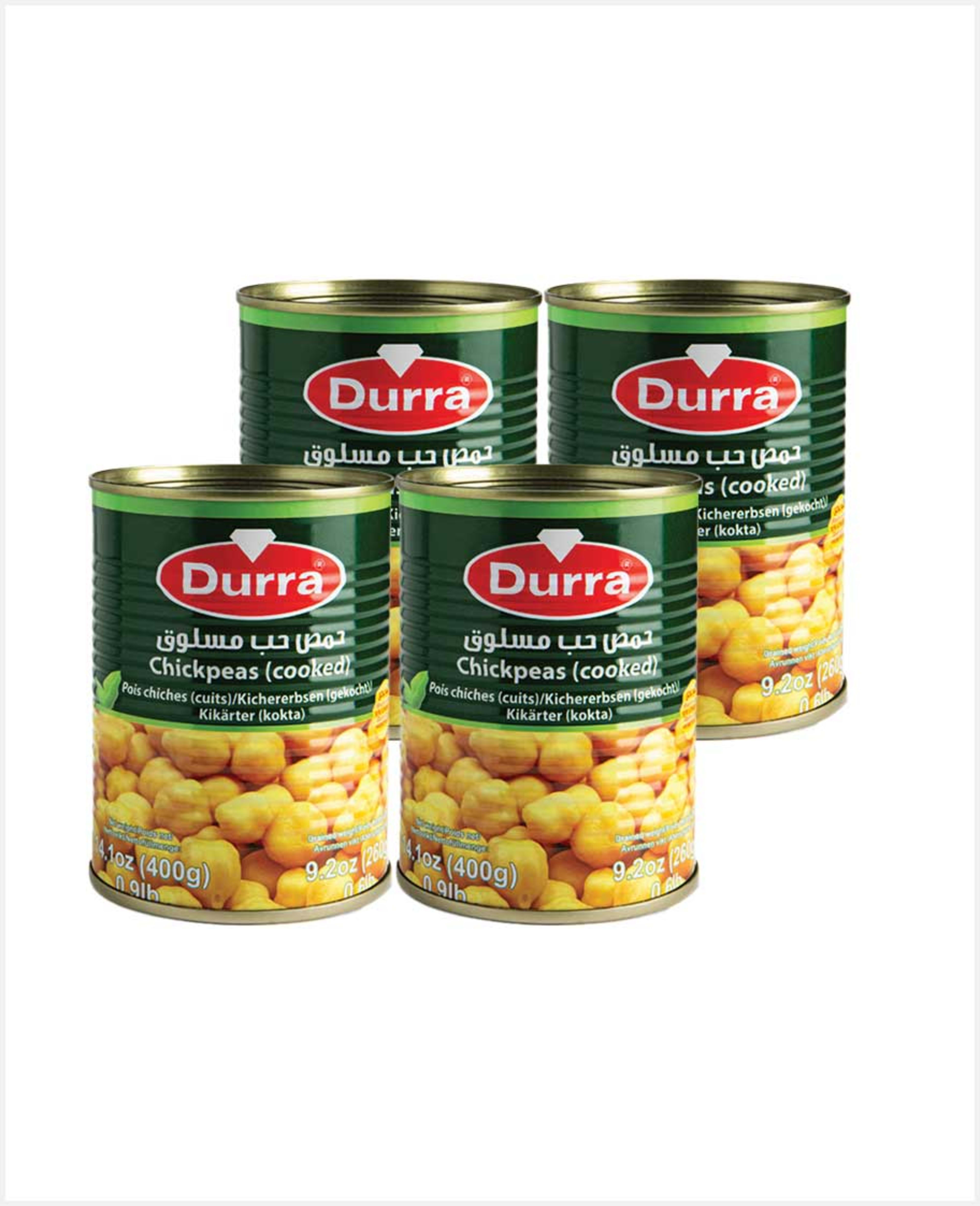 Durra Chickpeas (cooked) 4sx400gm Promo