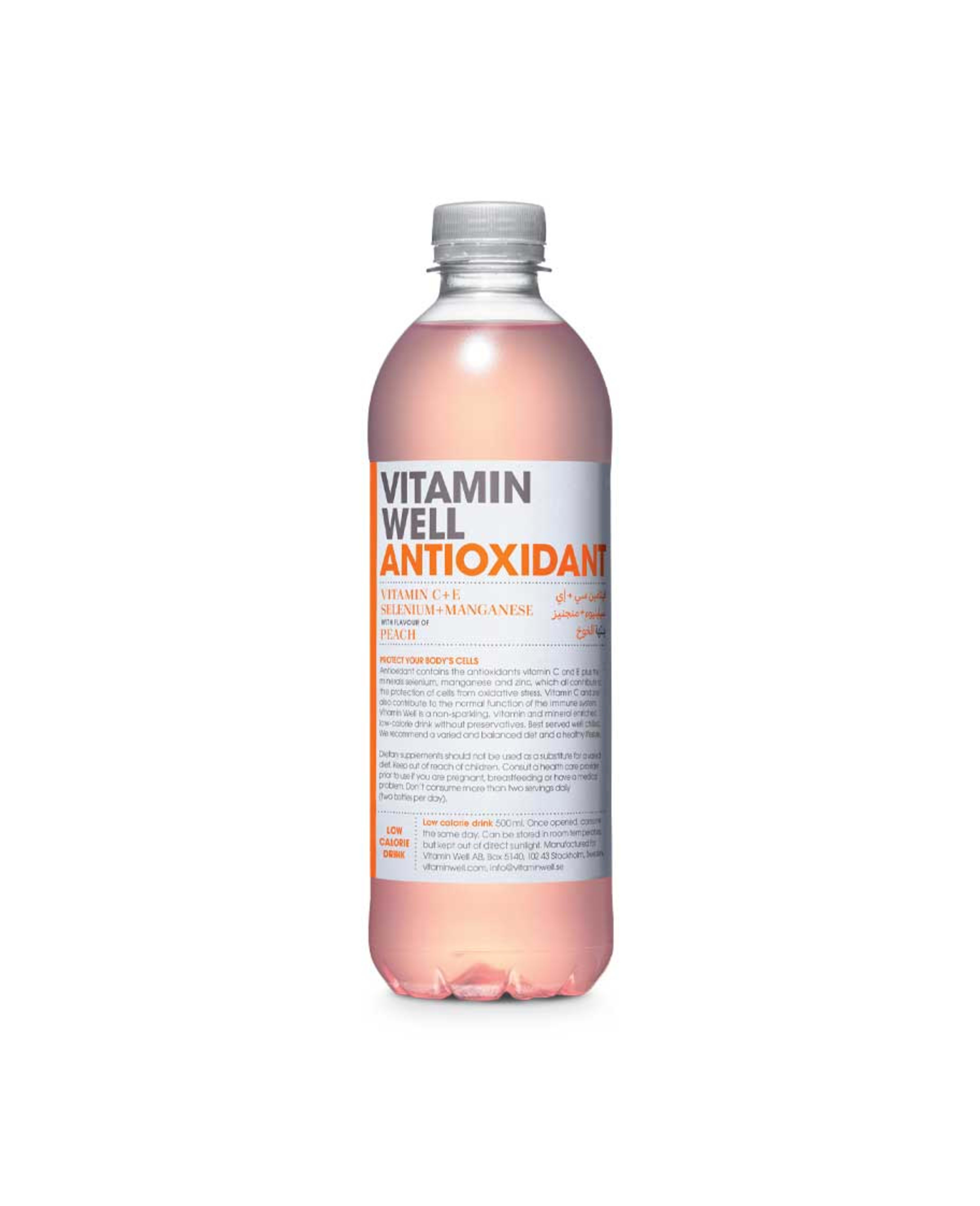 Vitamin Well Antioxidant Peach Drink 500ml