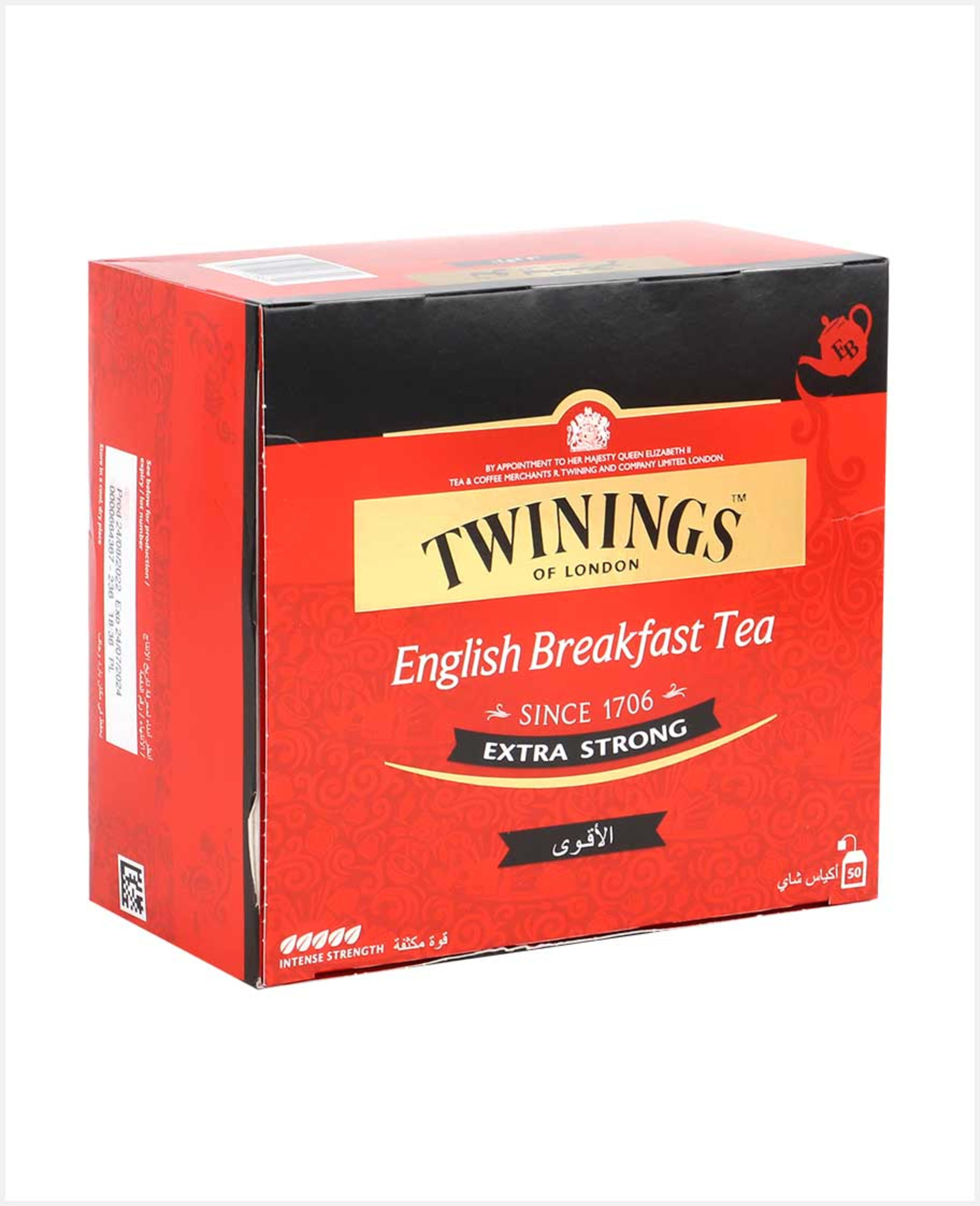 Twinings English Breakfast Tea Extra Strong 50 Bags 115gm