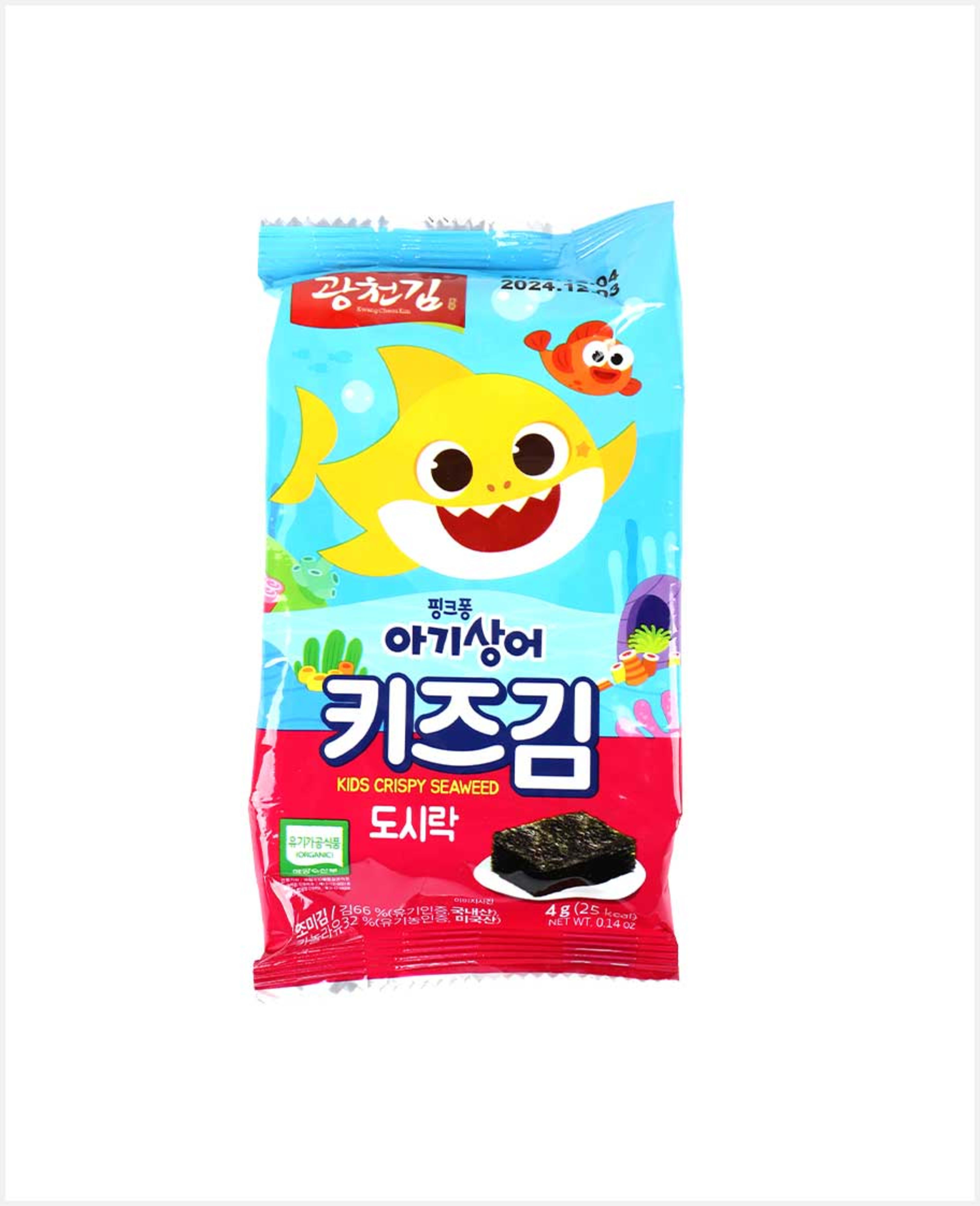Kwang Cheon Kim Kids Crispy Seaweed 4gm