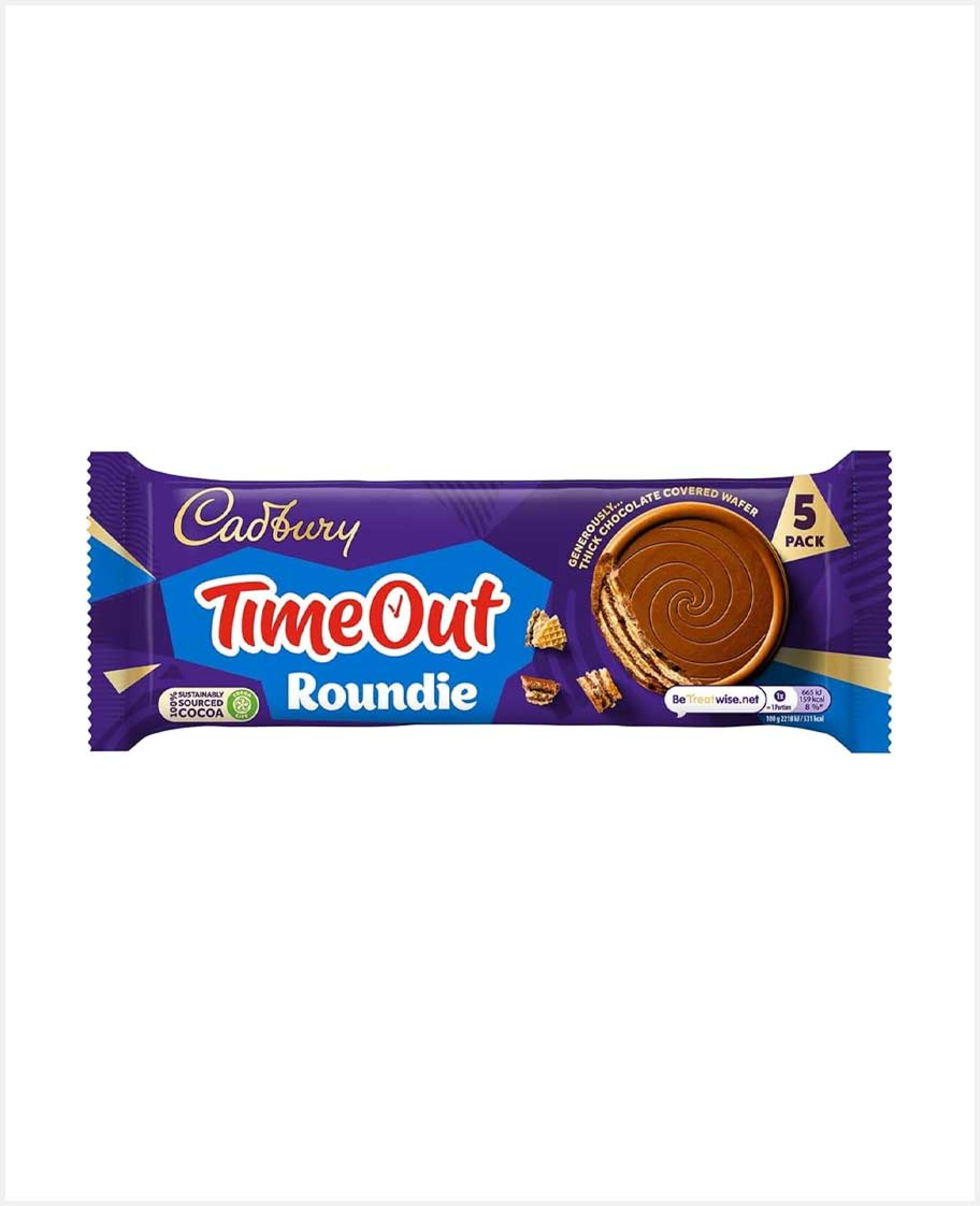 Cadbury Time Out Roundie Milk Chocolate Wafer 150gm