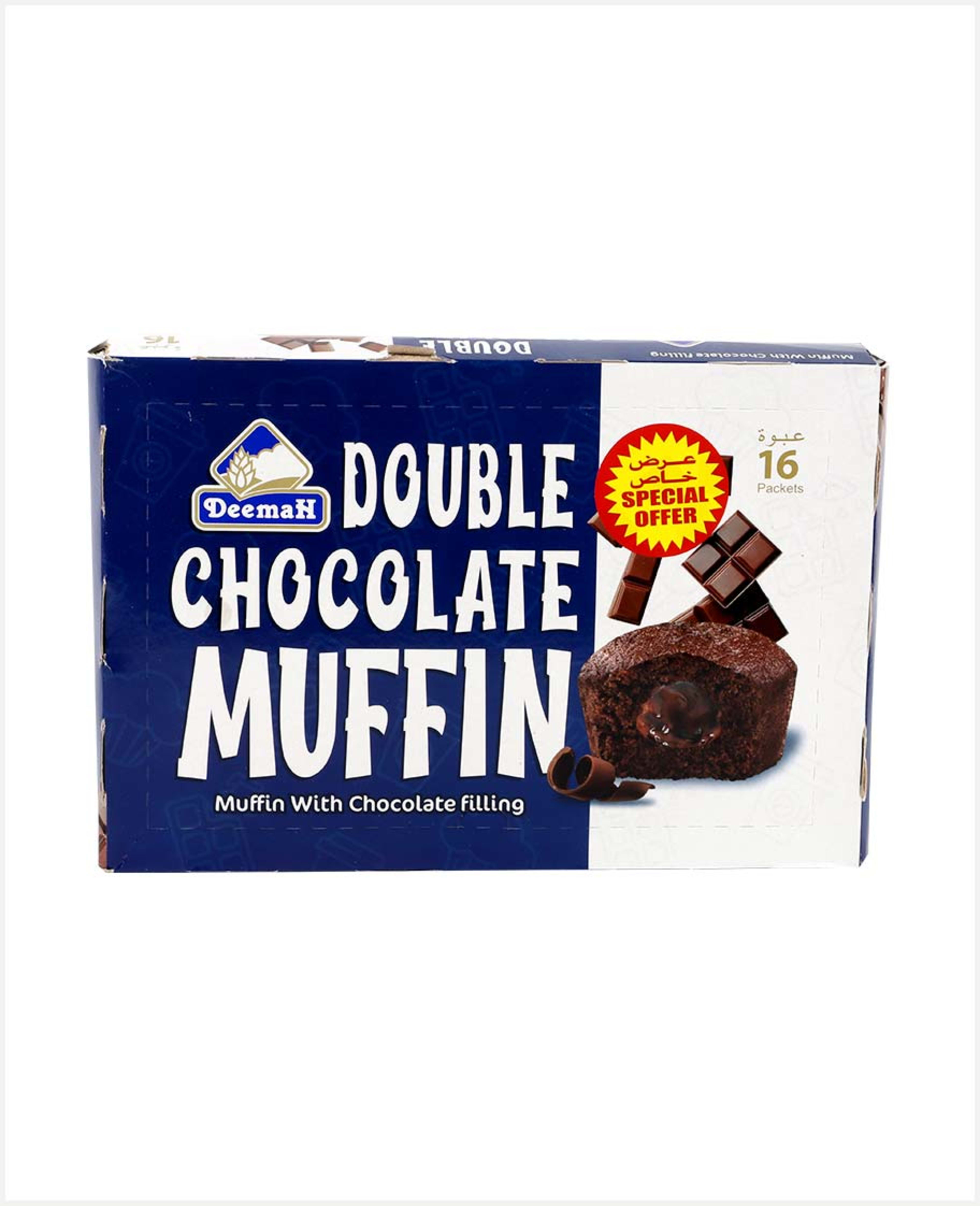 Deemah Double Chocolate Muffin 12x27gm Sp.offer
