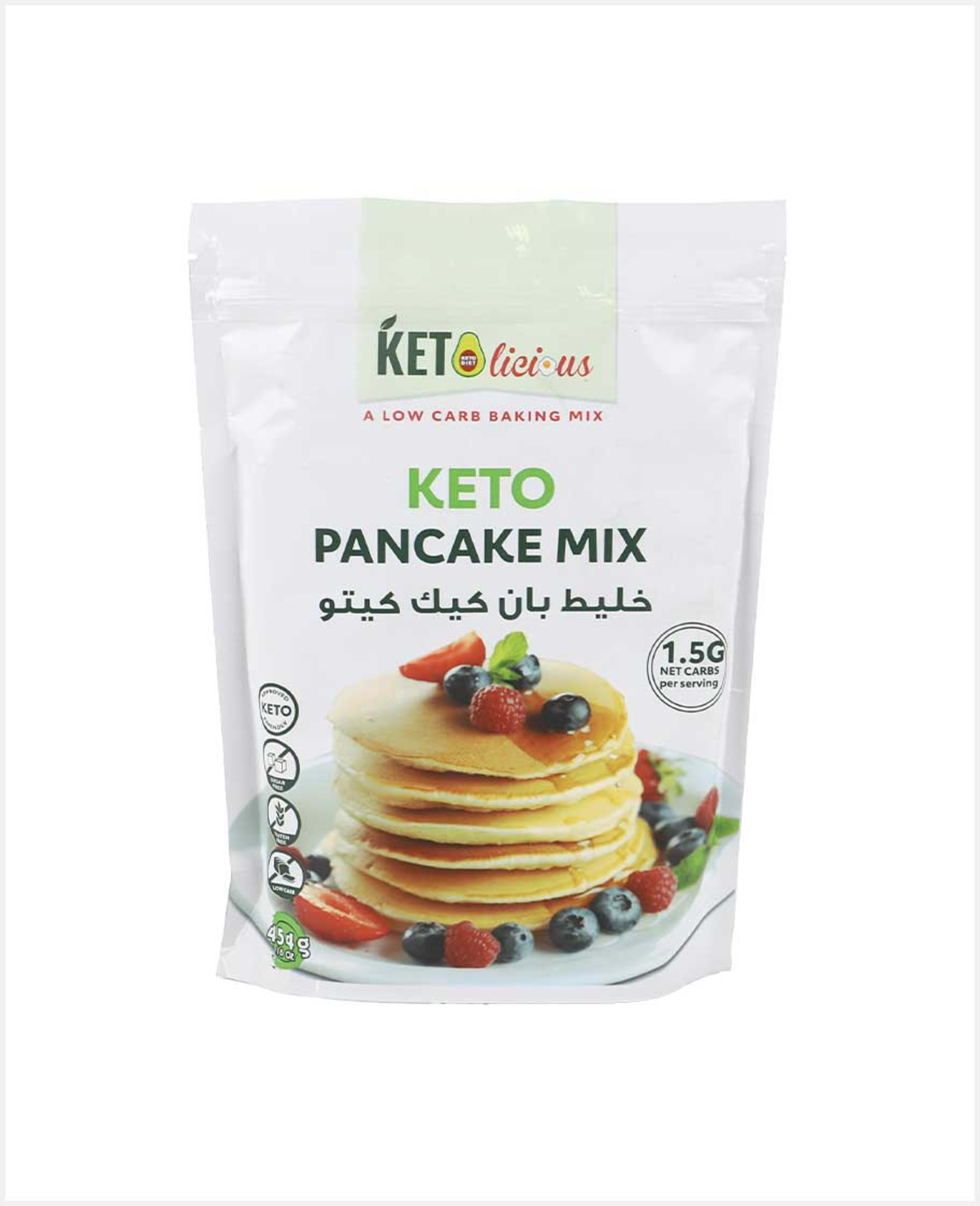 Ketolicious Keto Pancake Mix 454gm