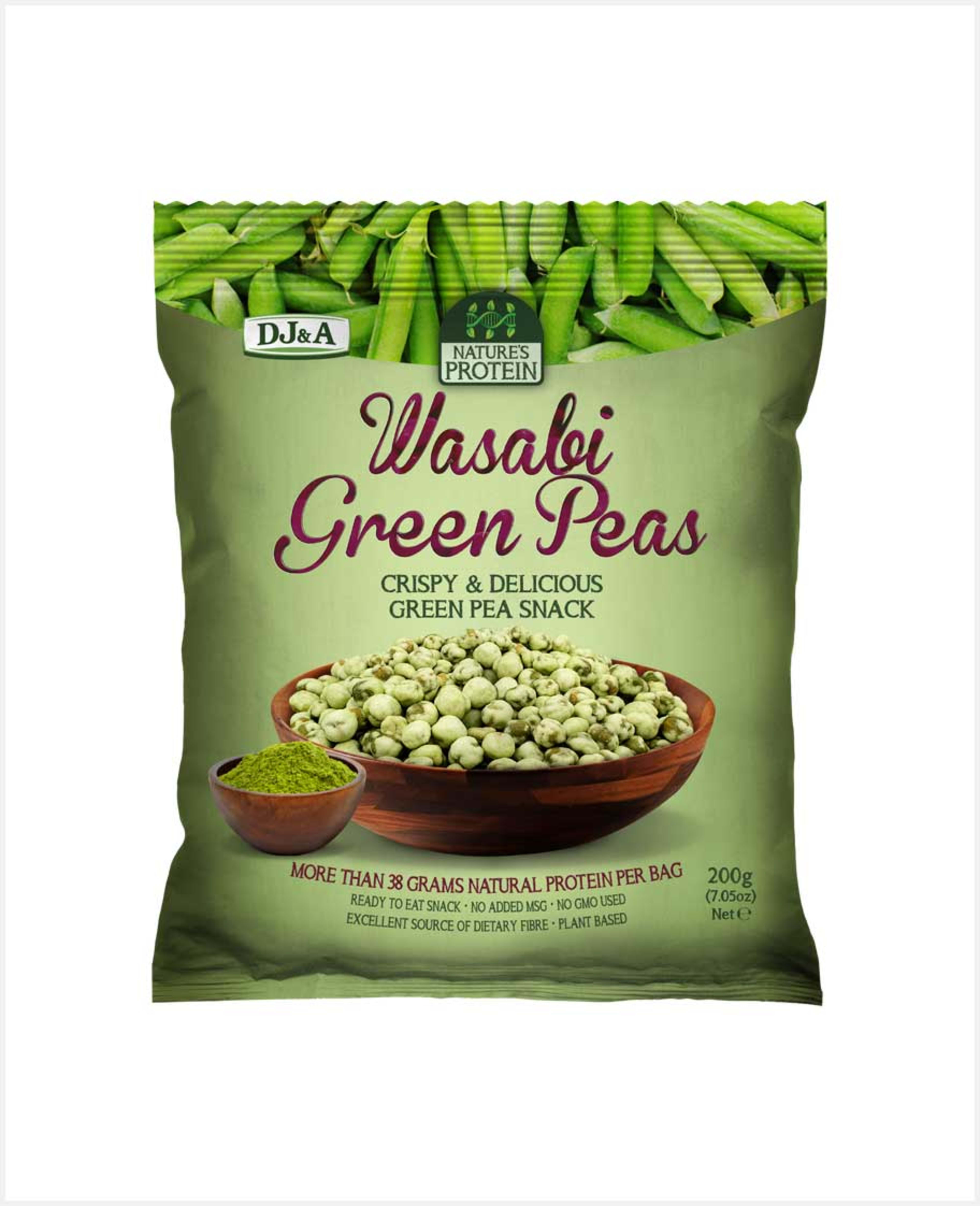 Dj&a Wasabi Green Peas 200gm
