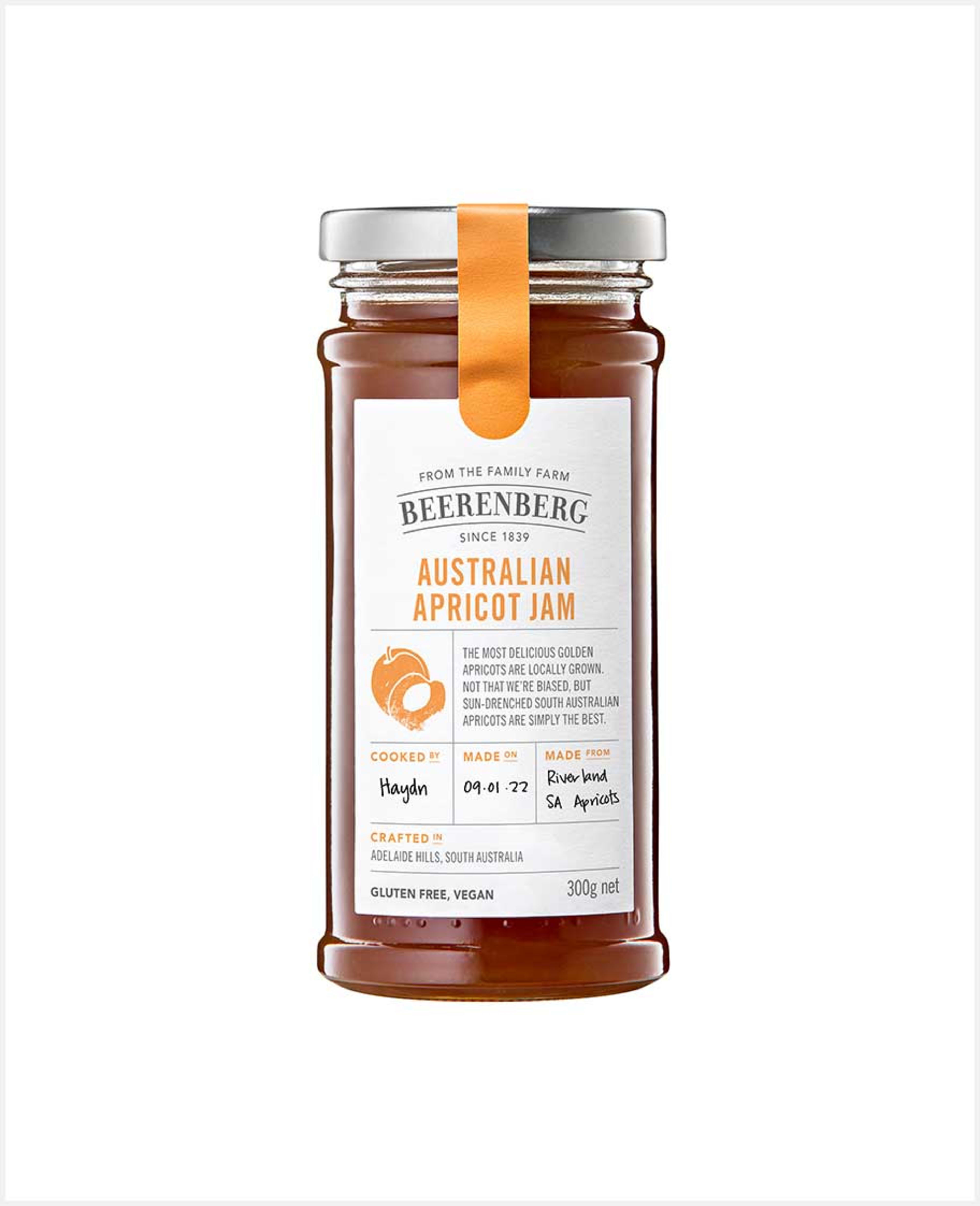 Beerenberg Australian Apricot Jam 300gm