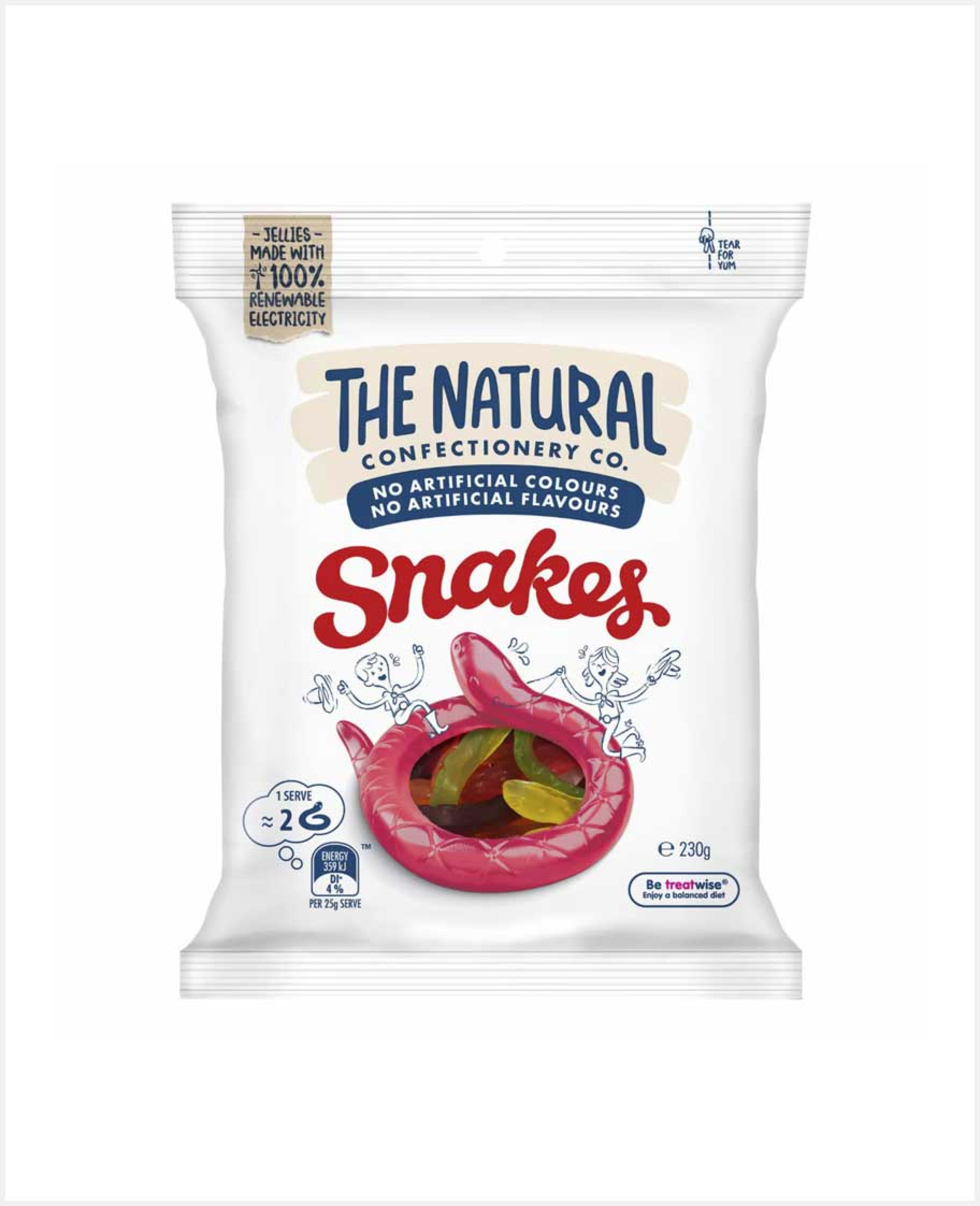 Tncc Snakes Jelly Flavoured 230gm