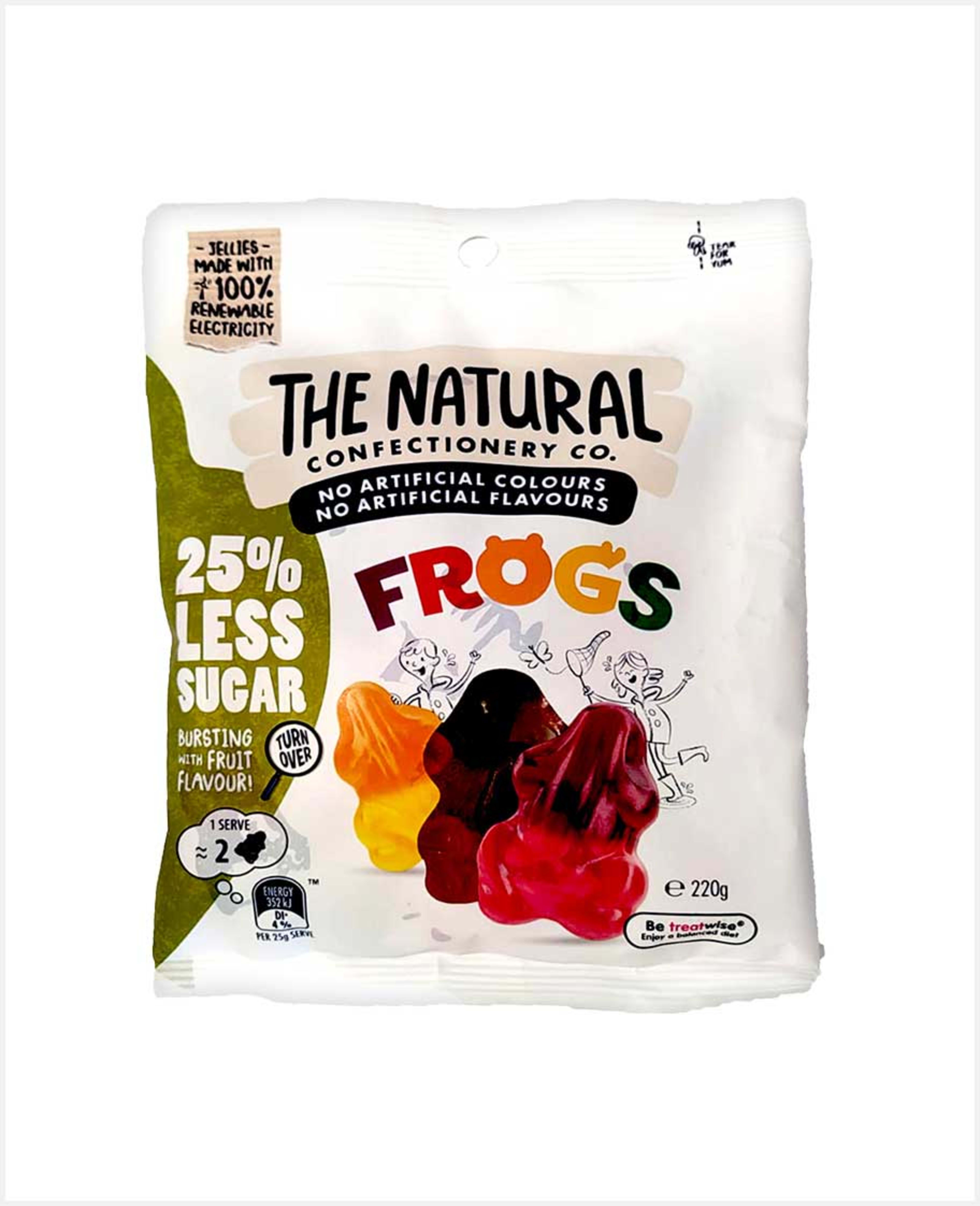Tncc Frogs Jelly 25% Less Sugar Flavoured 220gm