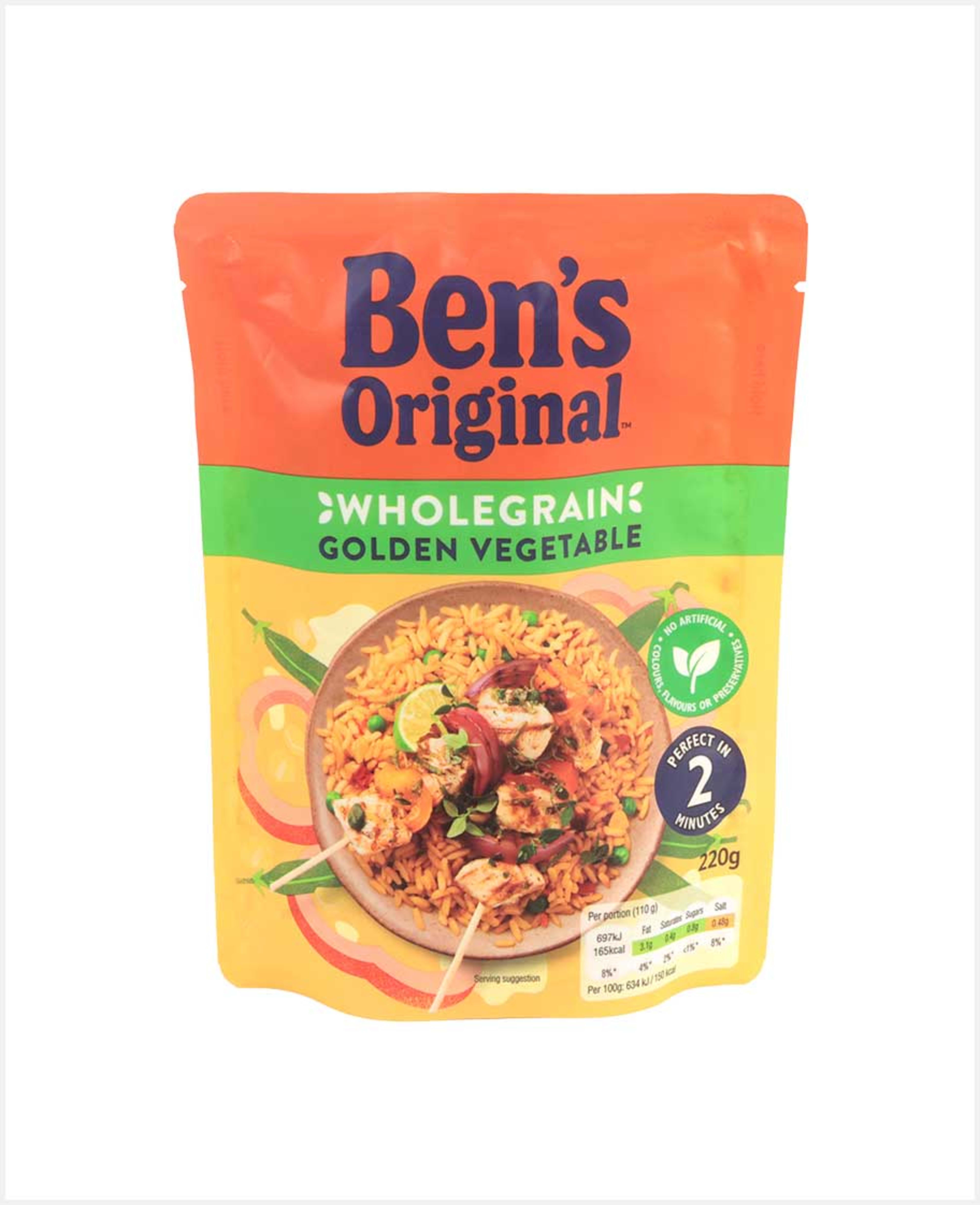 Ben's Original Wholegrain Golden Vegetable Rice 220gm