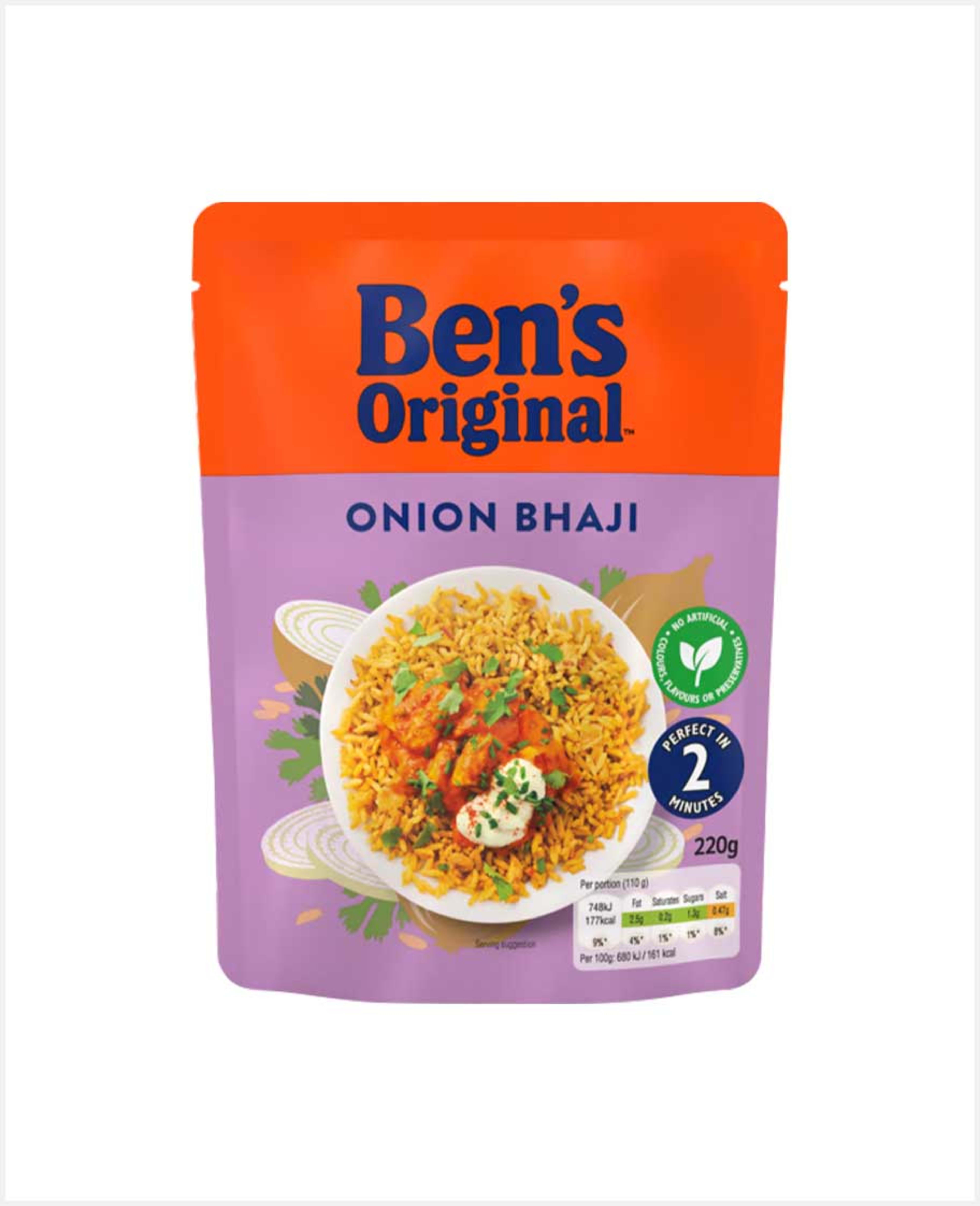Ben's Original Onion Bhaji Rice 220gm