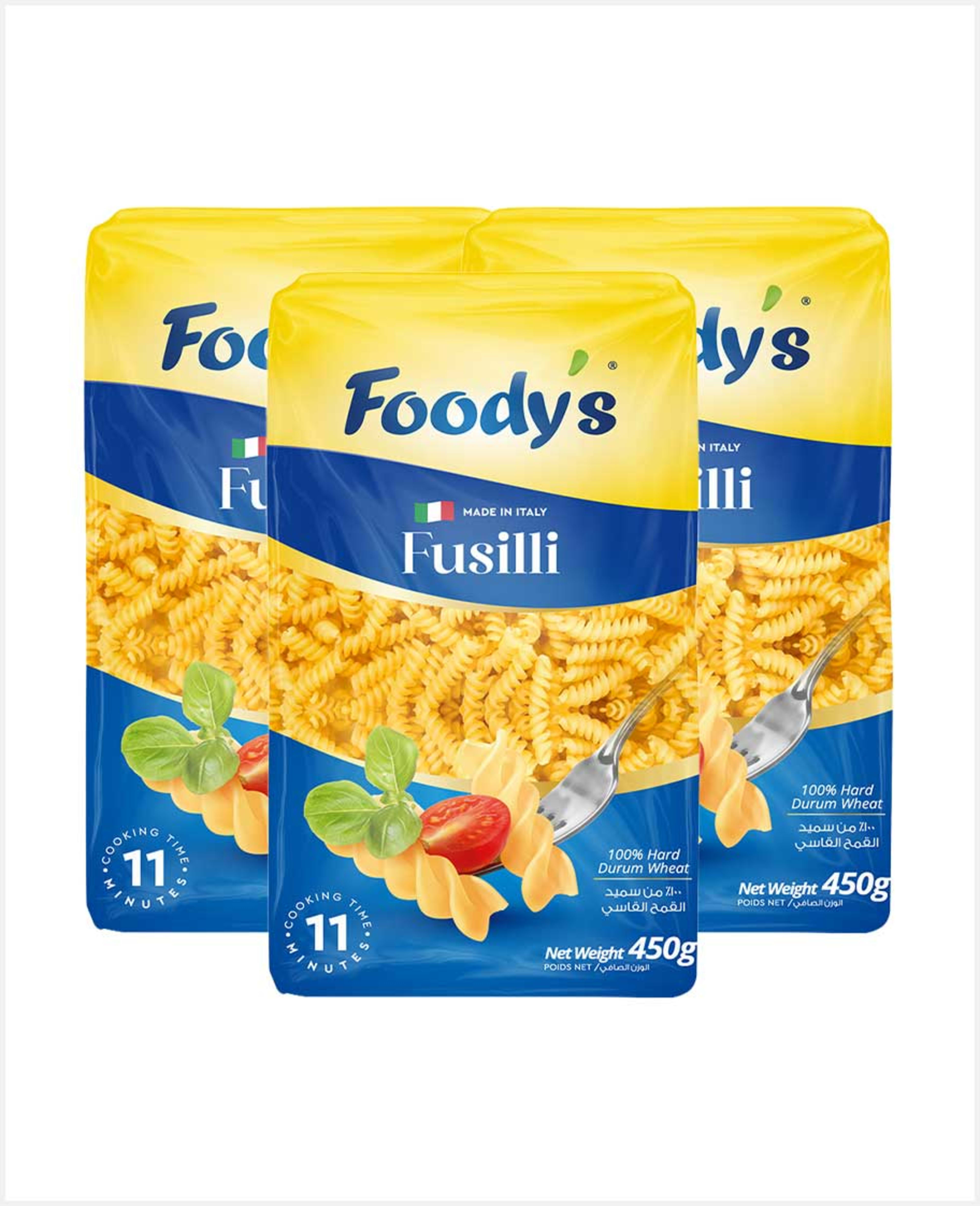 Foody's Fusilli 3x450gm Promo