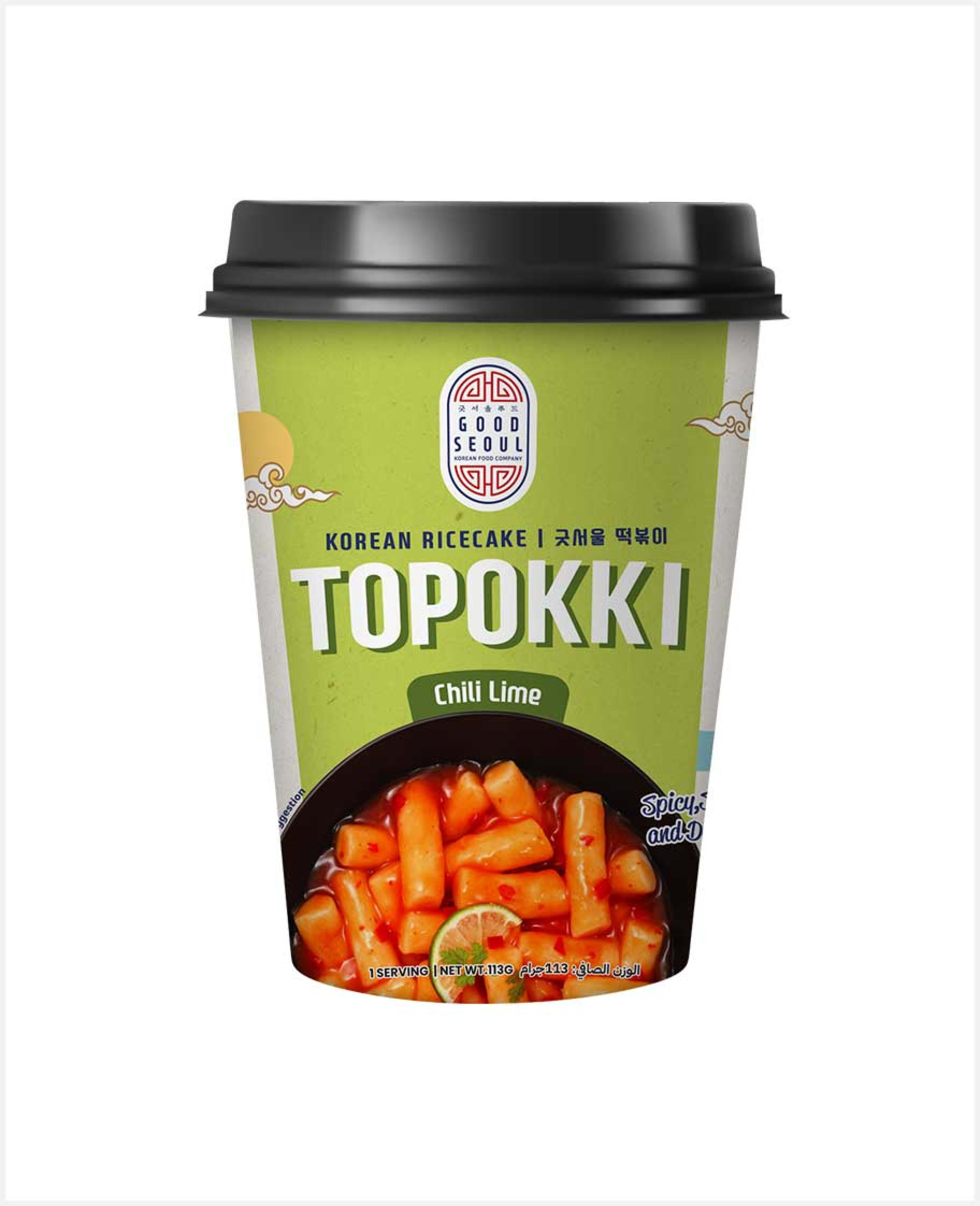 Good Seoul Korean Rice Cake Topokki Chili Lime 113gm