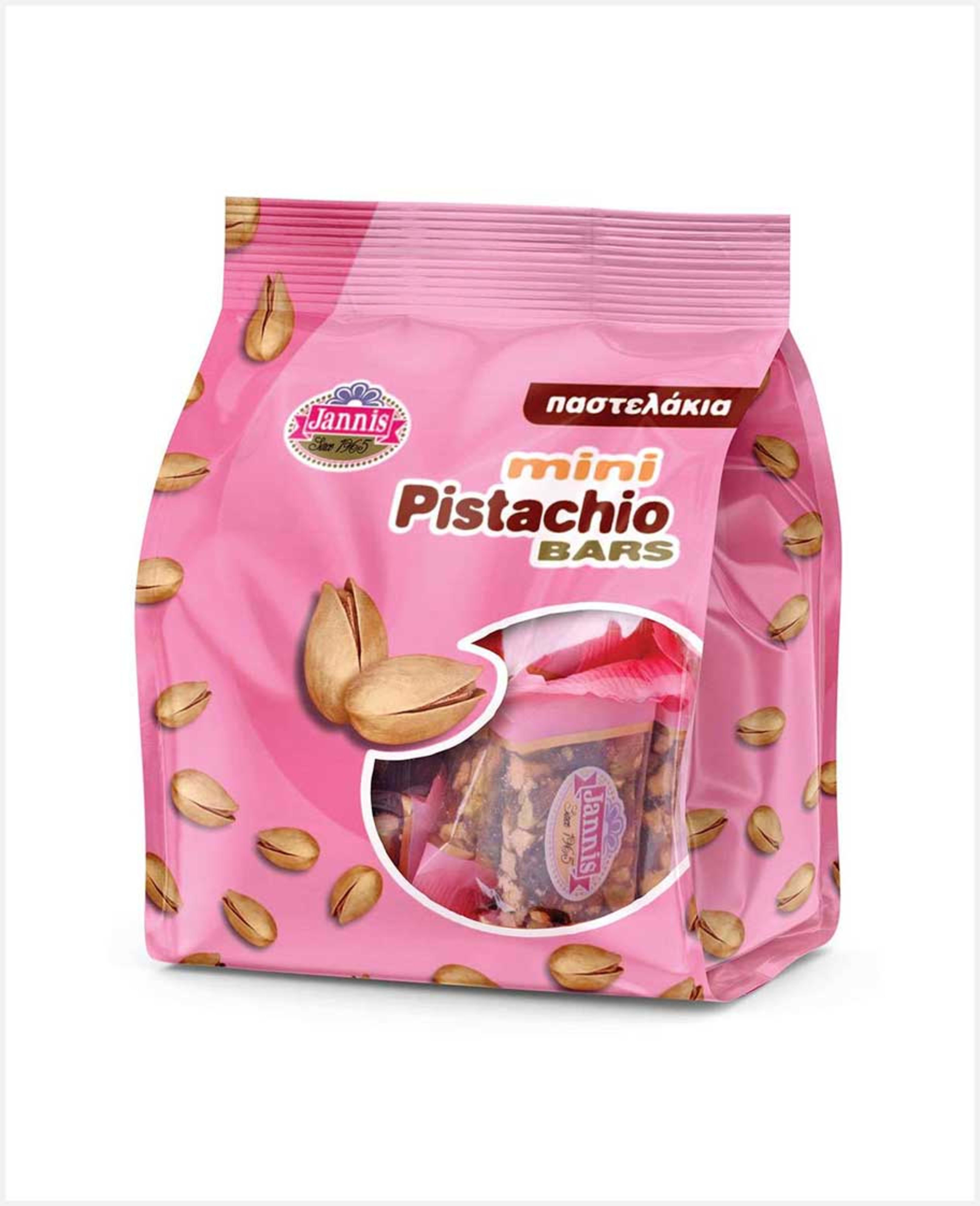 Jannis Mini Pistachio Bars 150gm