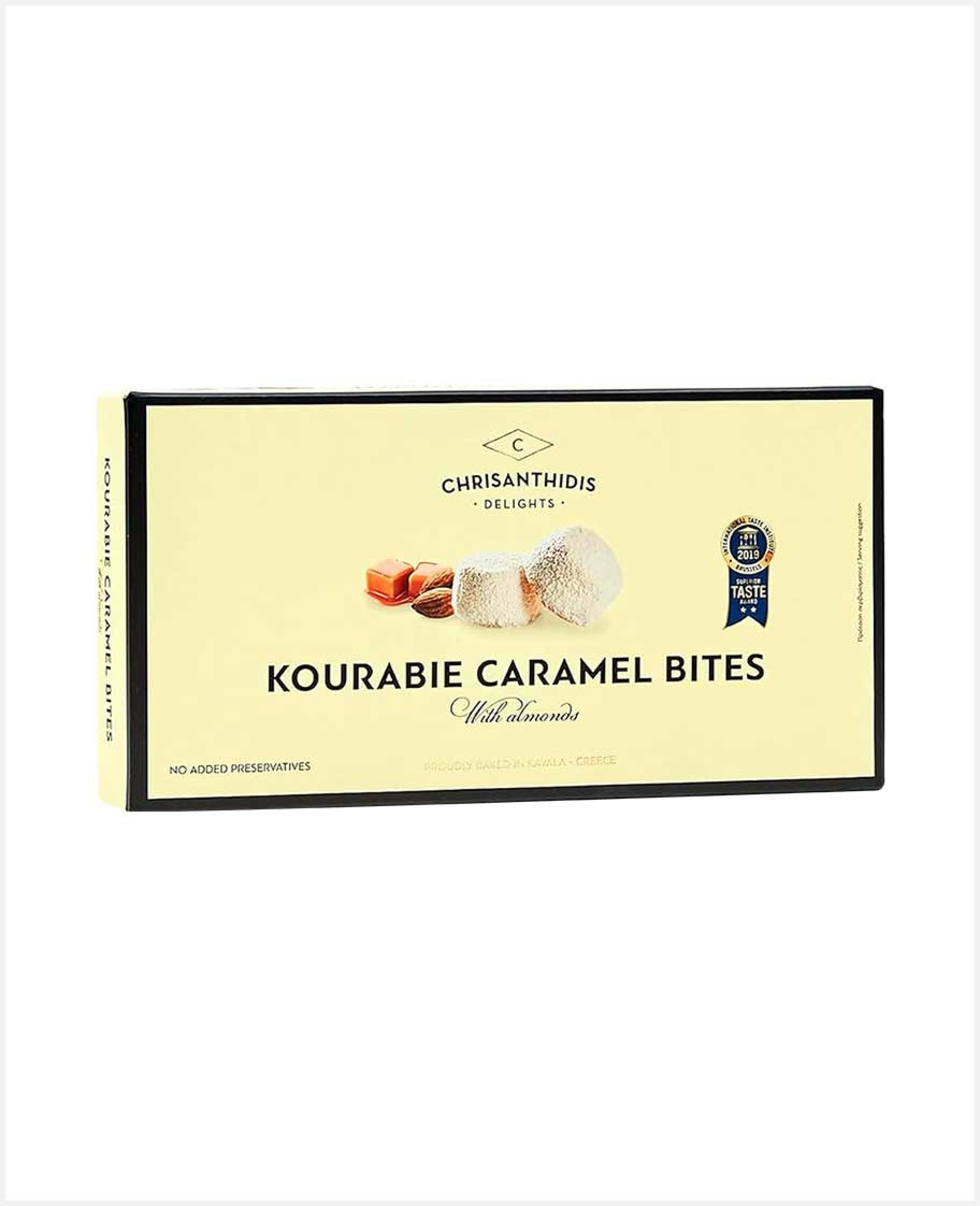 Chrisanthidis Delights Kourabie Caramel Bites with Almonds & Brown Sugar 200gm
