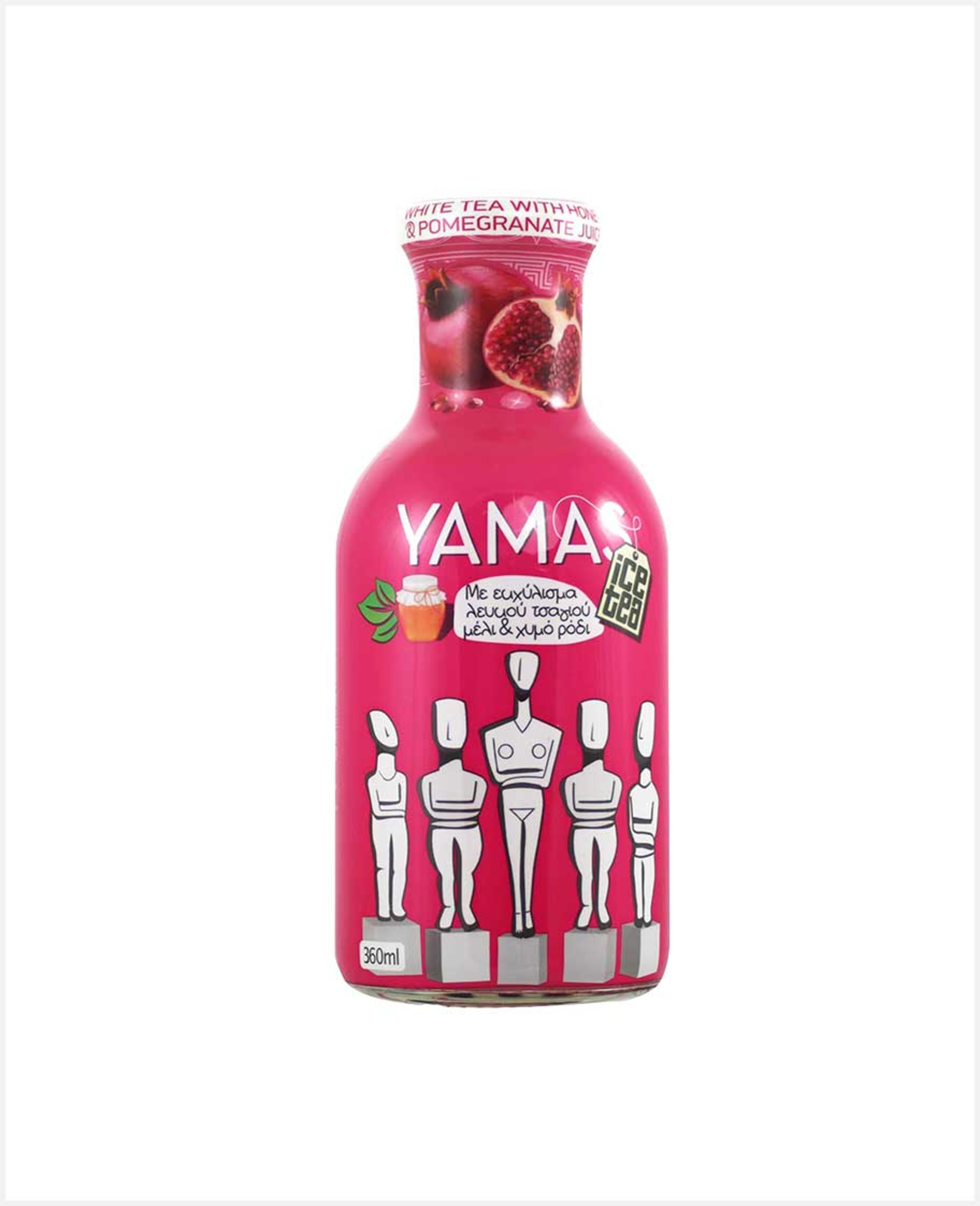 Yamas White Tea with Honey & Pomegranate Juice 360ml