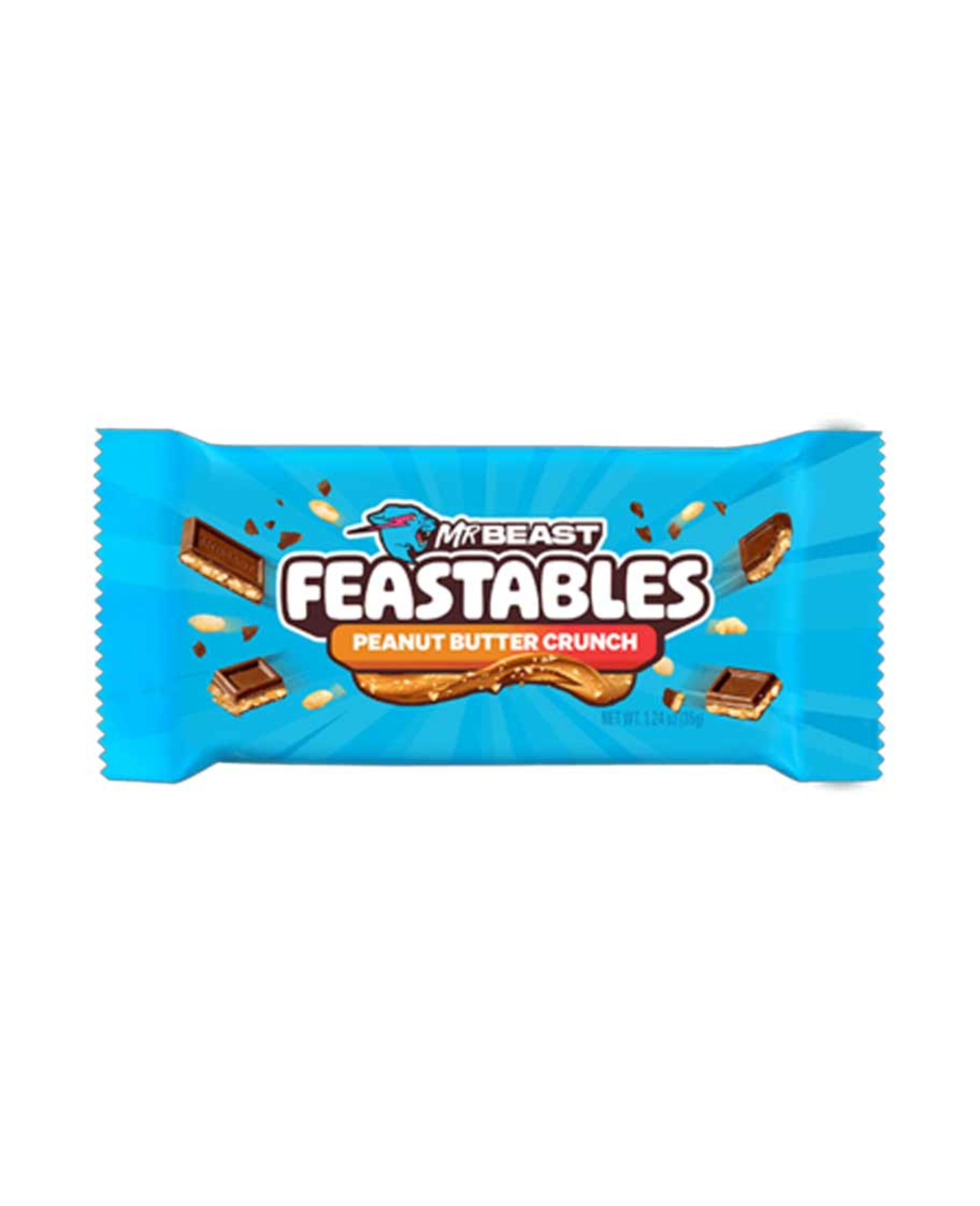 Mr Beast Feastables Peanut Butter Crunch Chocolate 35gm