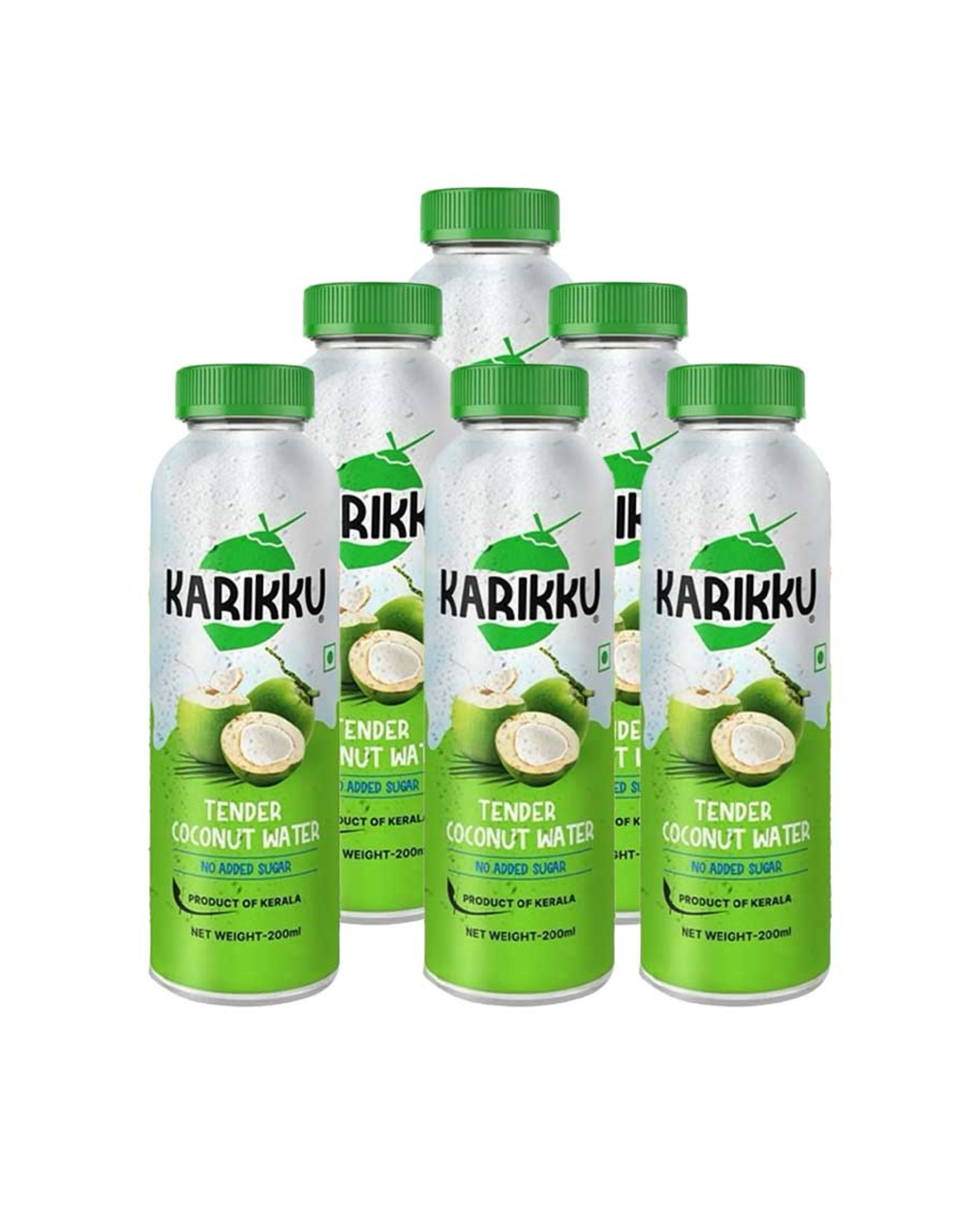 Karikku 100% Tender Coconut Water No Added Sugar 200ml