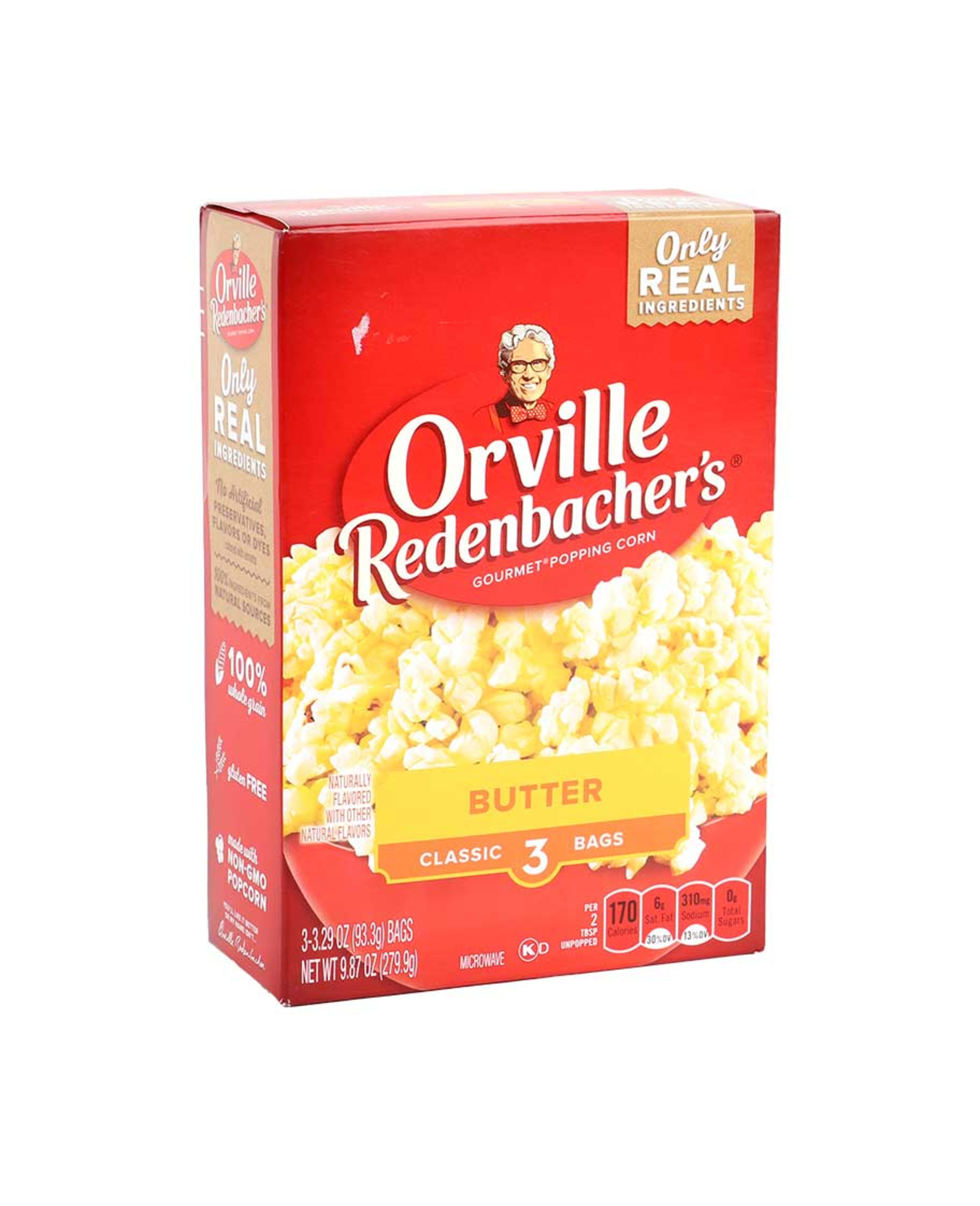Orville Redenbacher's Butter Microwave Popcorn 279.9gm