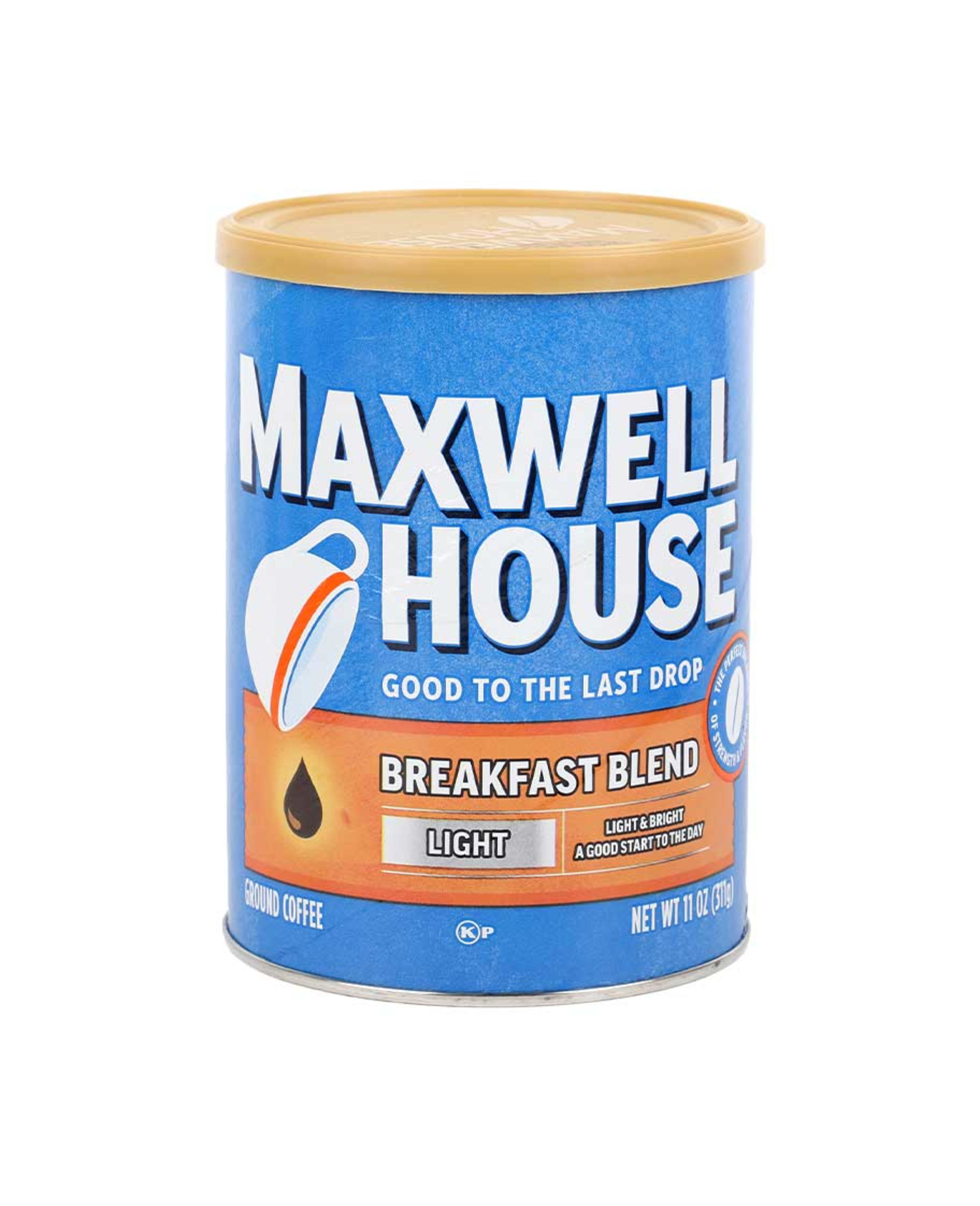 Maxwell House Breakfast Blend Light Ground Coffee 11oz (311gm)