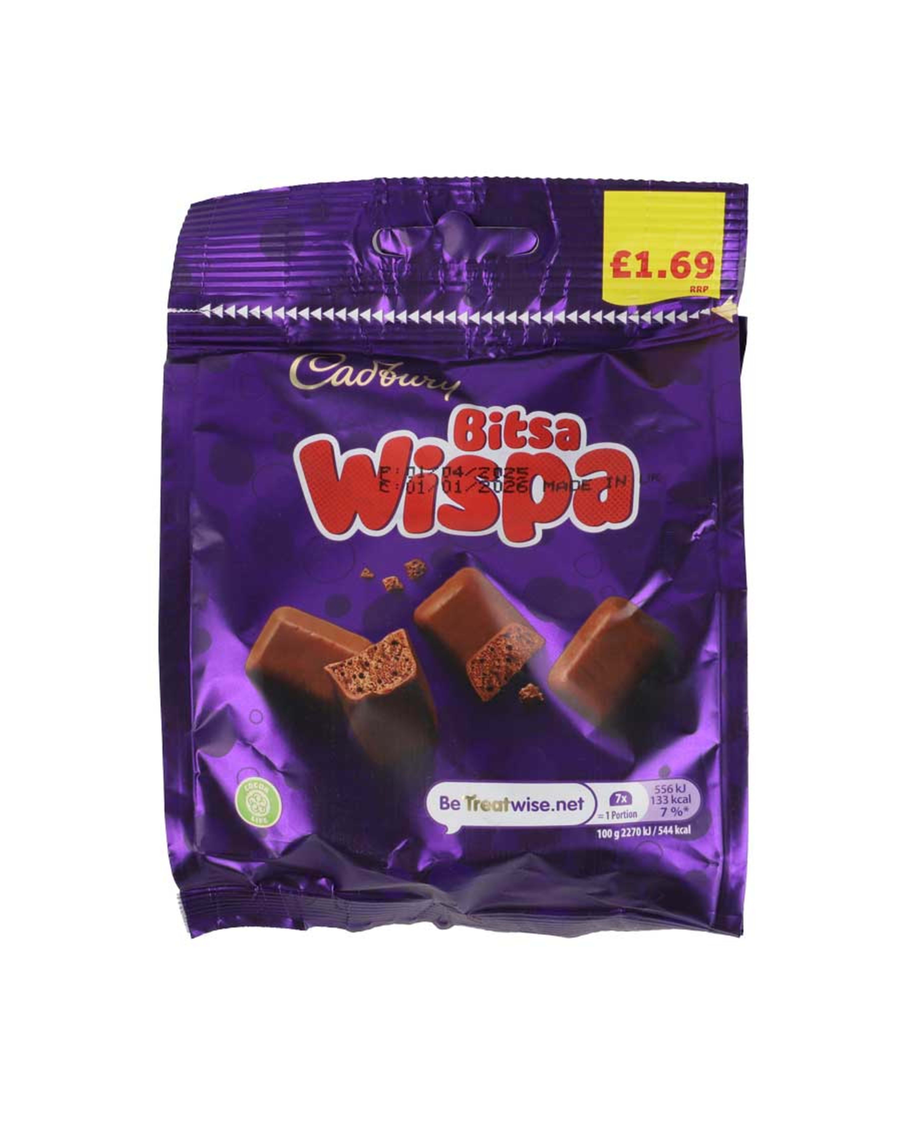 Cadbury Bitsa Wispa 85gm