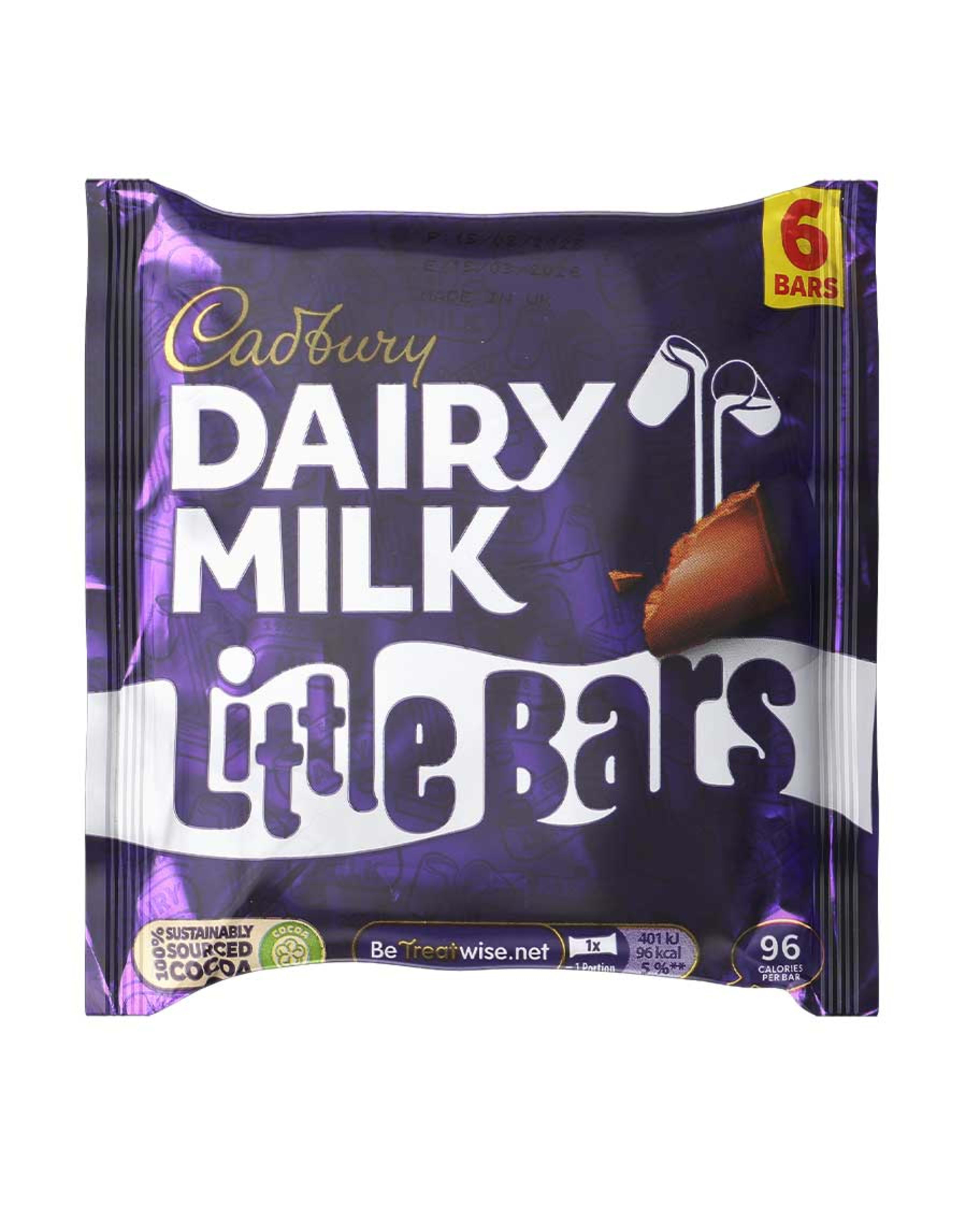 Cadbury Dairy Milk Little Bars (6x18gm) 108gm