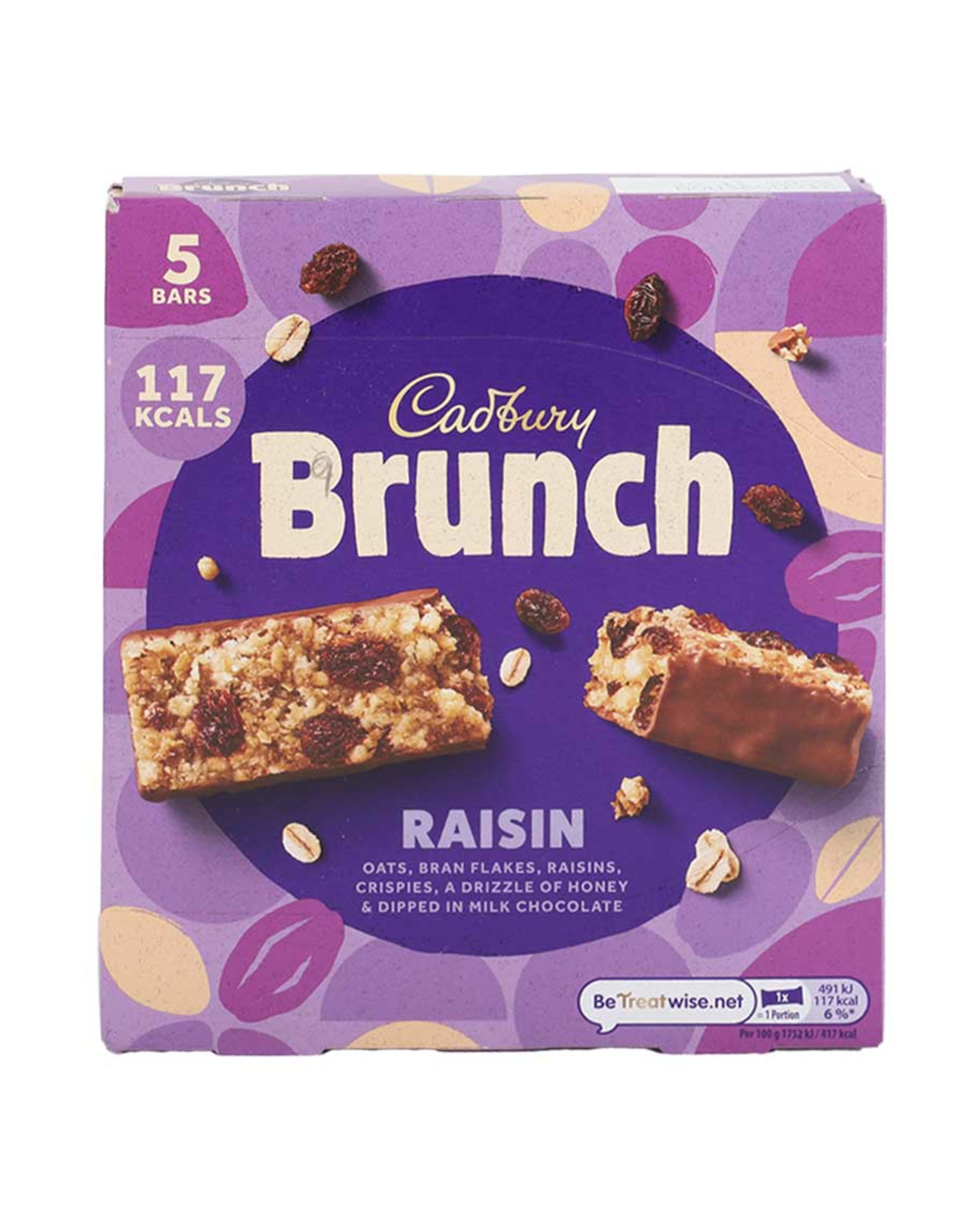 Cadbury Brunch Raisin (5x28gm) 140gm