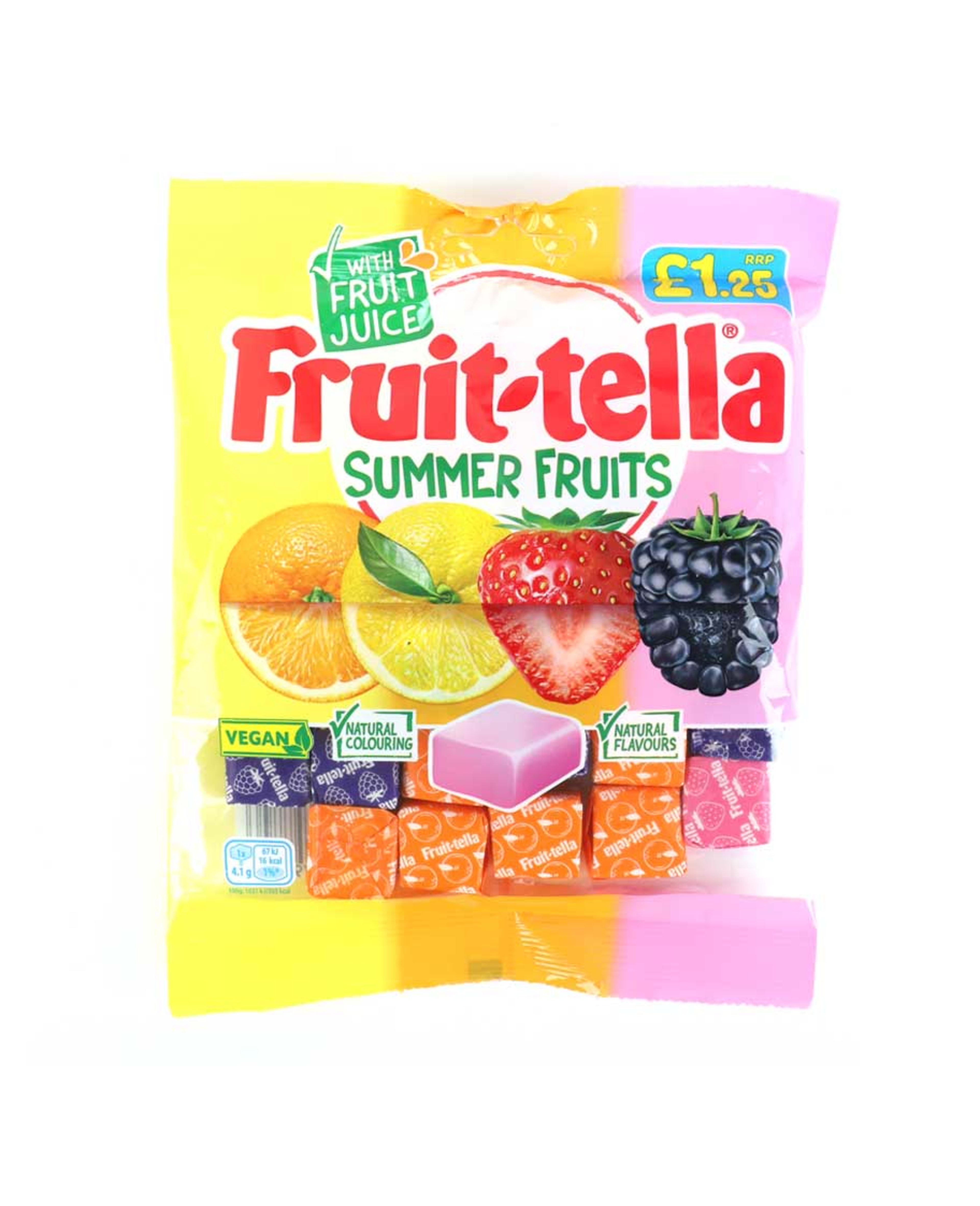 Fruittella Summer Fruits Vegan 135gm